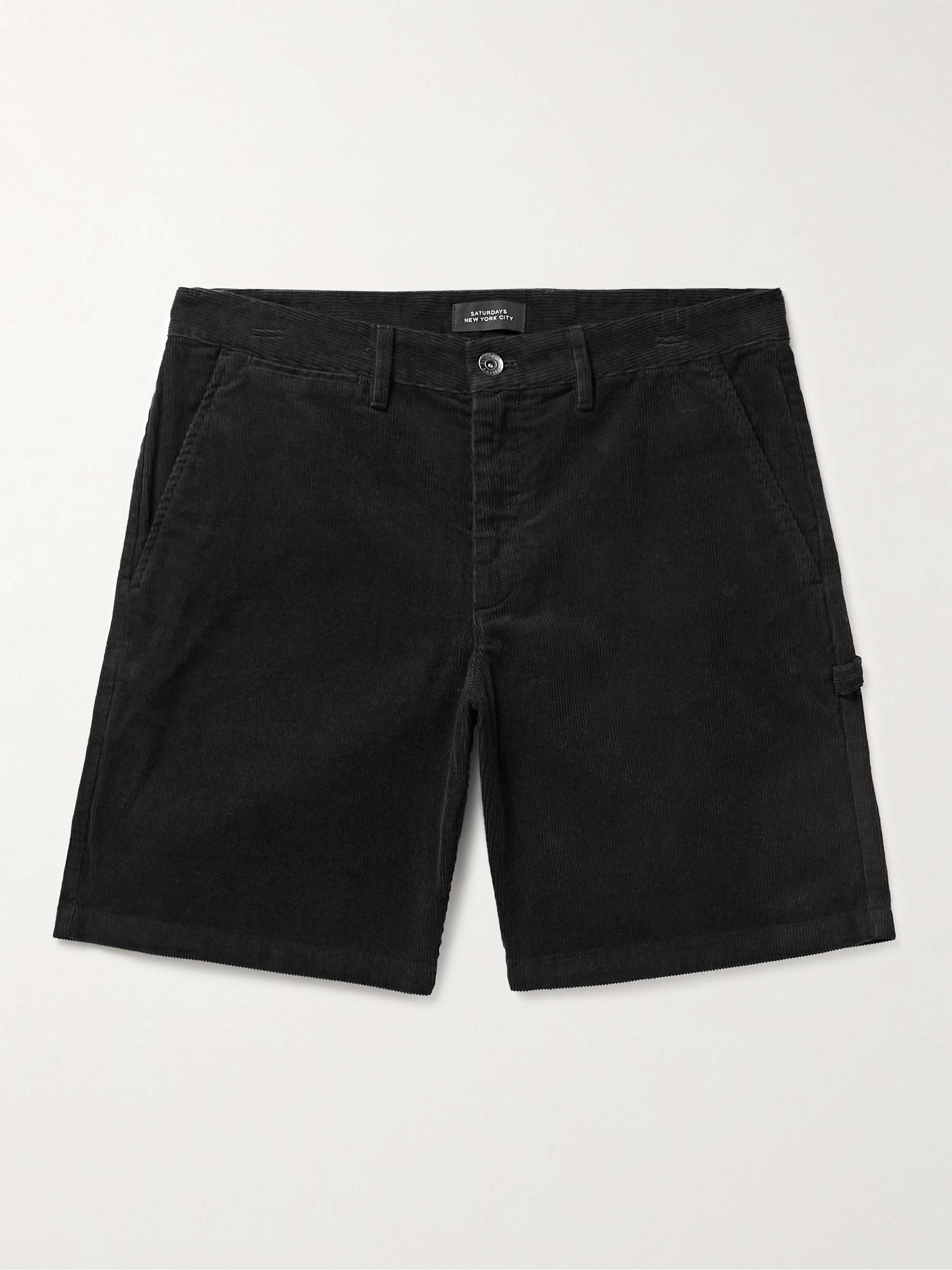 Ross Straight-Leg Cotton-Corduroy Shorts