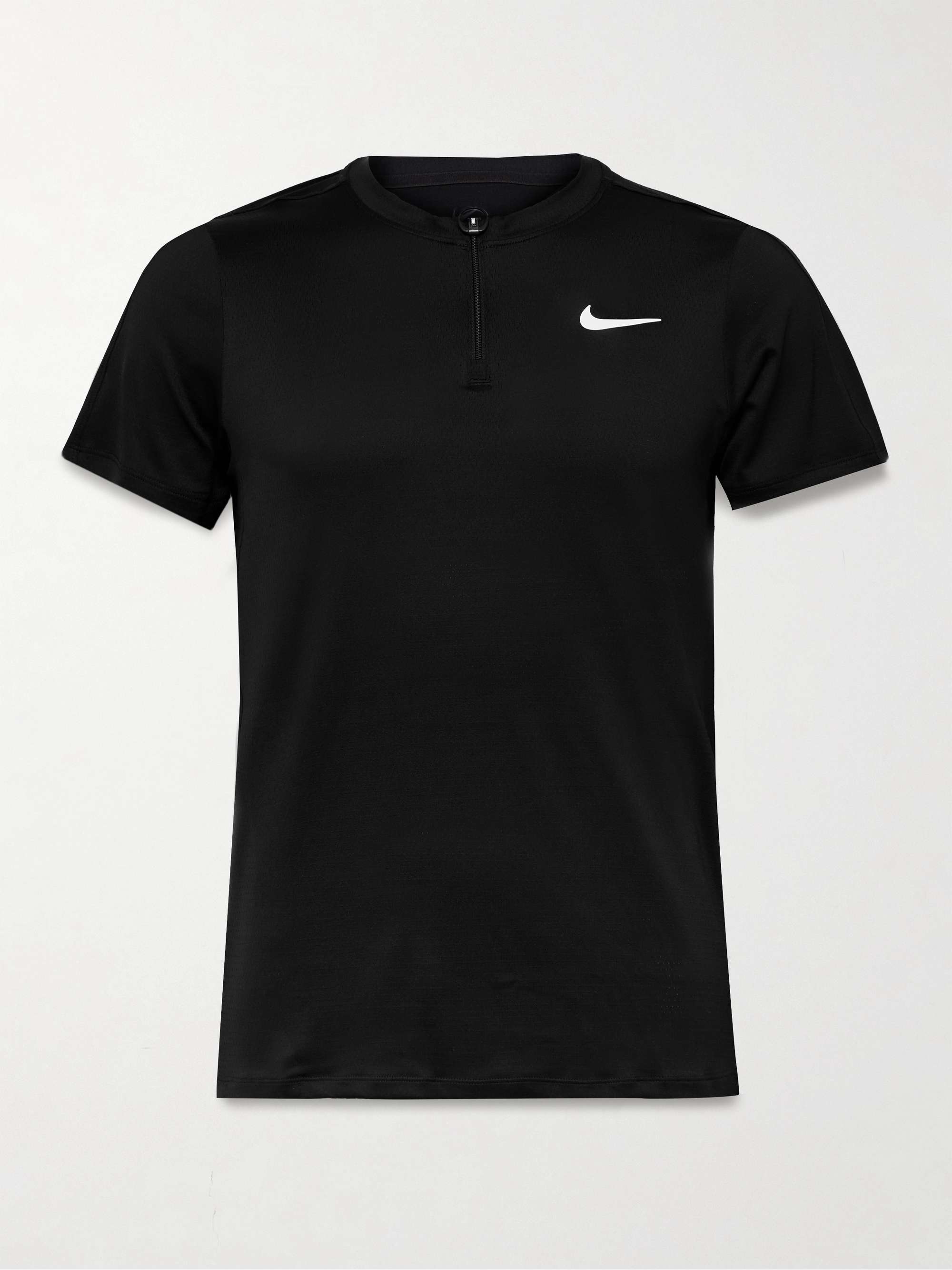 slikken duidelijk Absoluut NIKE TENNIS NikeCourt Advantage Slim-Fit Dri-FIT Mesh Half-Zip Tennis T- Shirt | MR PORTER