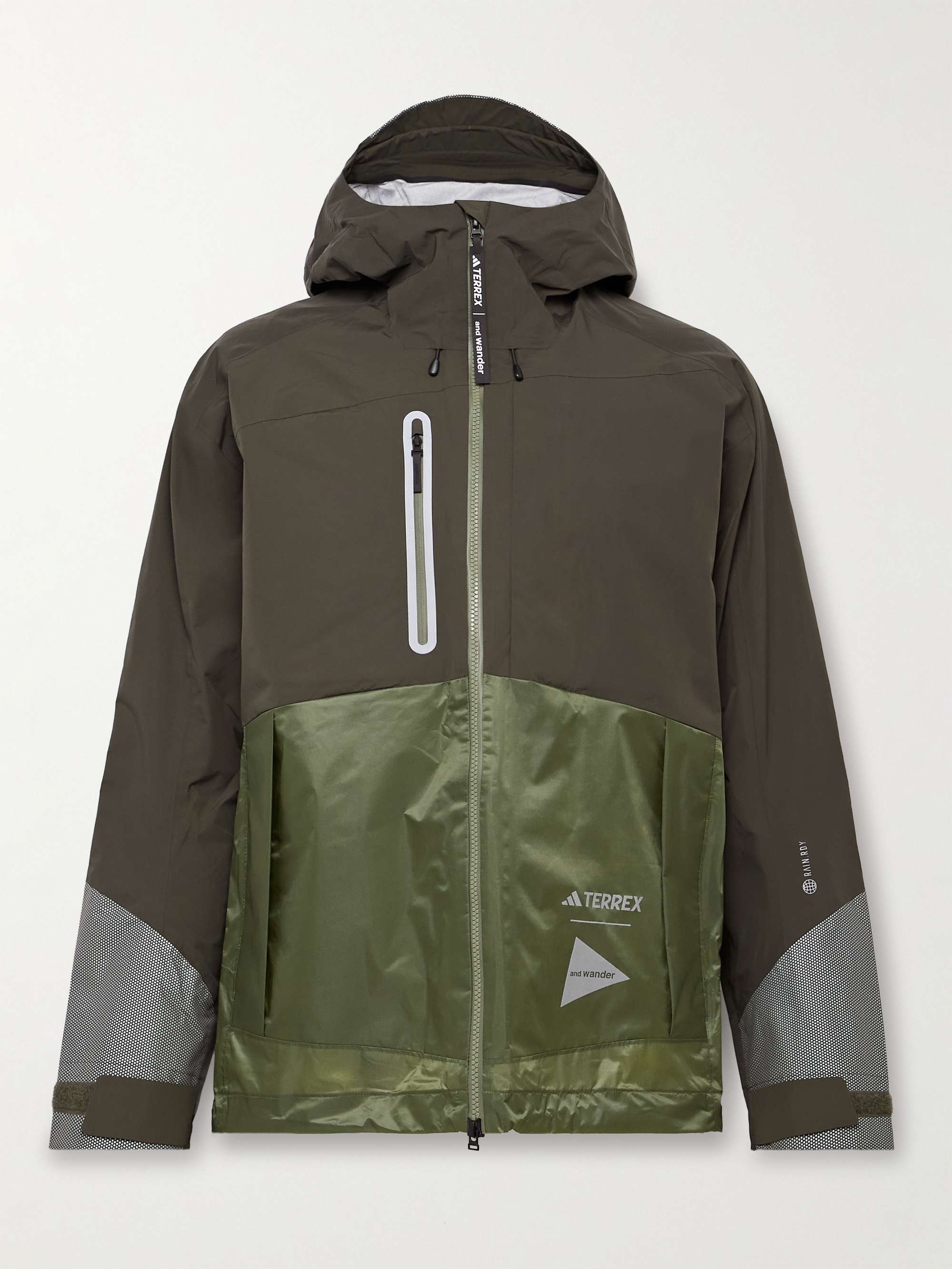 ADIDAS + Wander TERREX Xploric Panelled Recycled RAIN.RDY Shell Hooded Jacket | MR PORTER