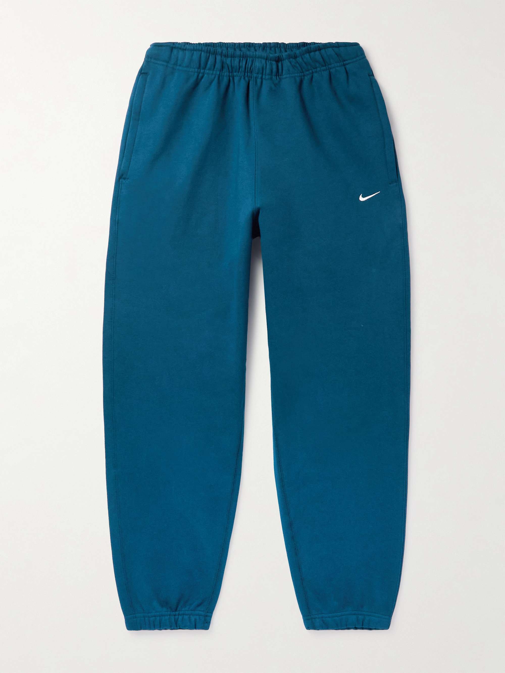 NIKE NRG Tapered Logo-Embroidered Cotton-Jersey Sweatpant | MR PORTER