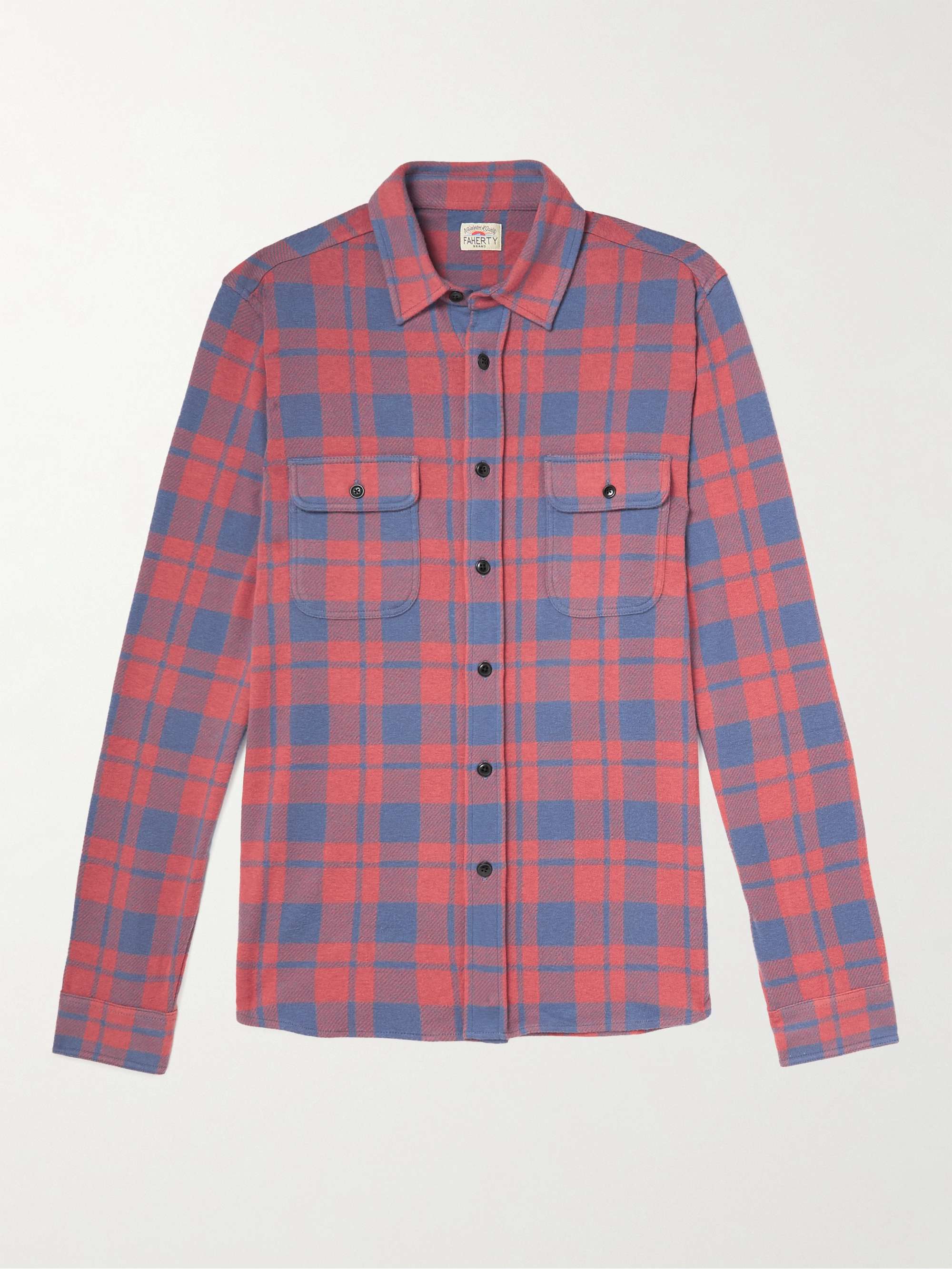 pink plaid shirt men