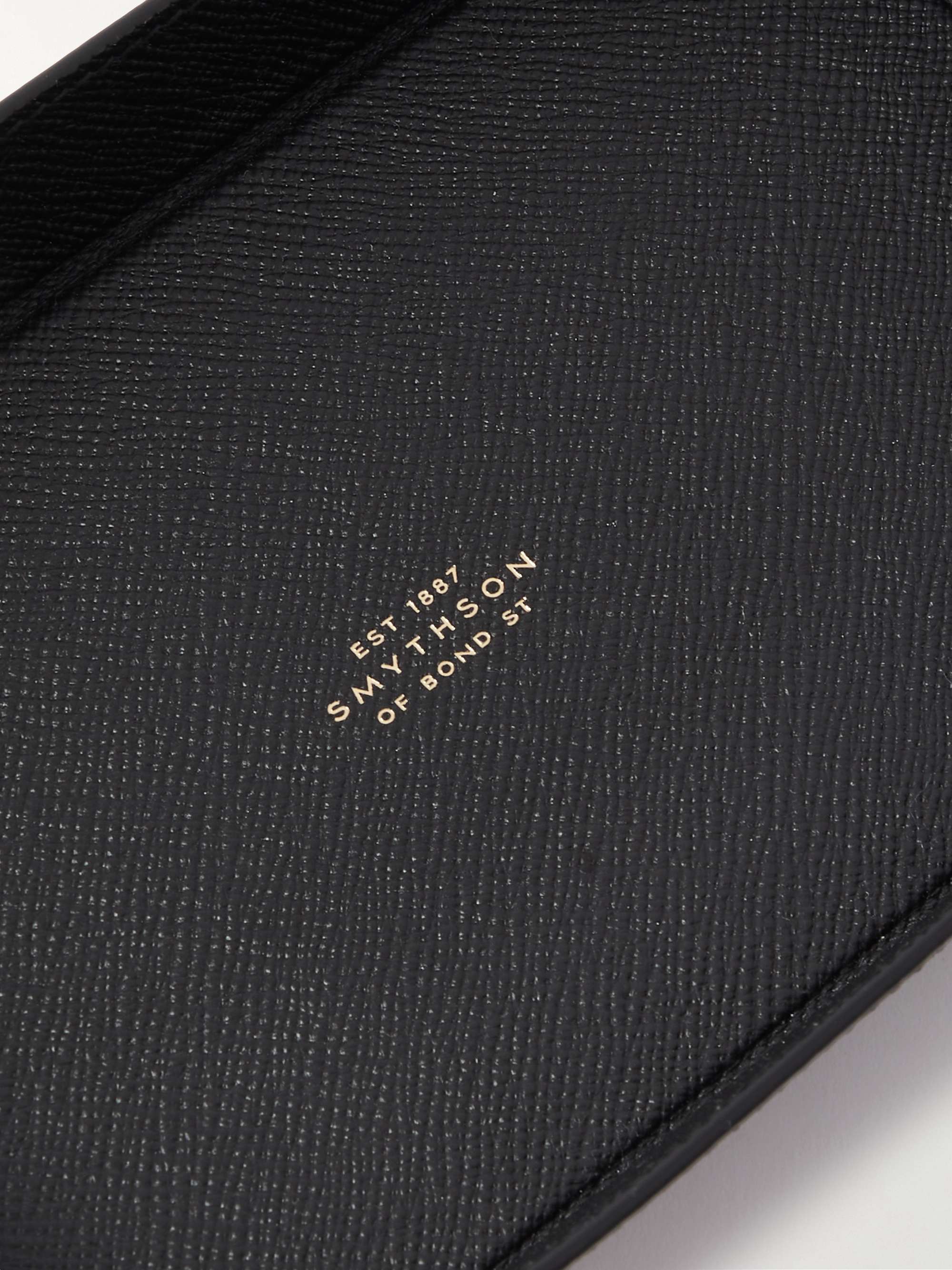 SMYTHSON Small Panama Cross-Grain Leather Trinket Tray