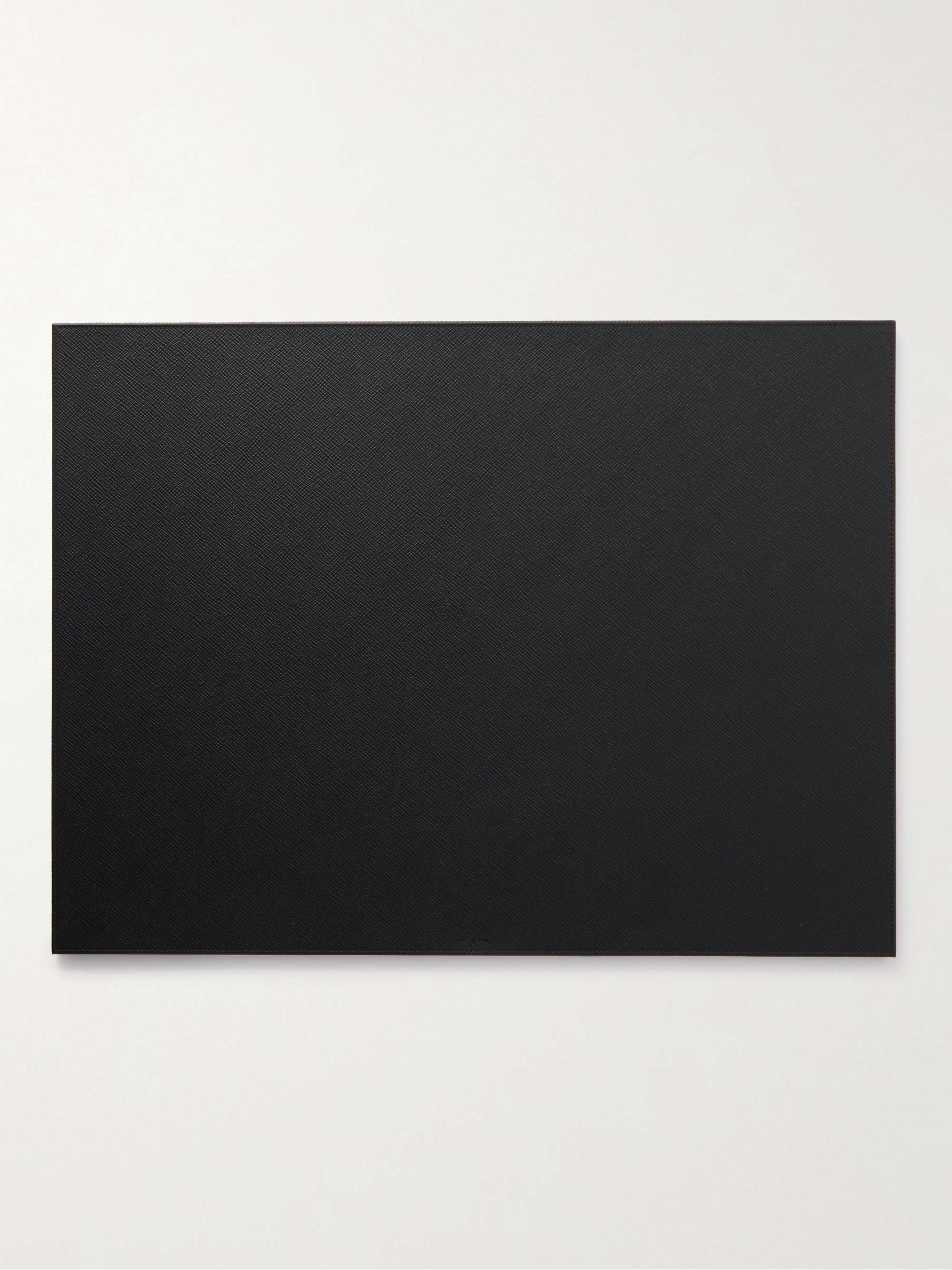SMYTHSON Panama Large Cross-Grain Leather Desk Mat