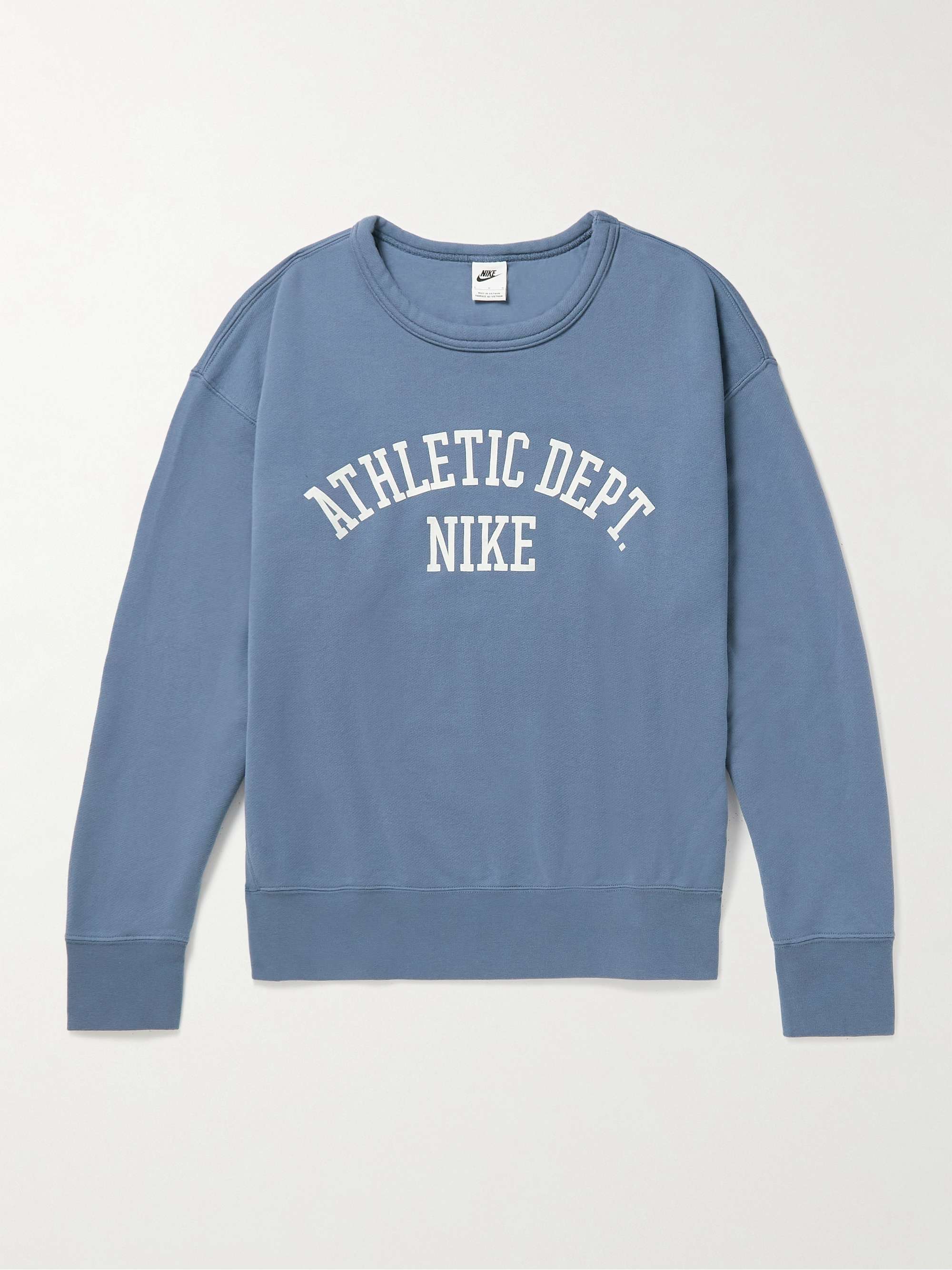 NIKE NSW Logo-Print Cotton-Jersey Sweatshirt for Men | MR PORTER