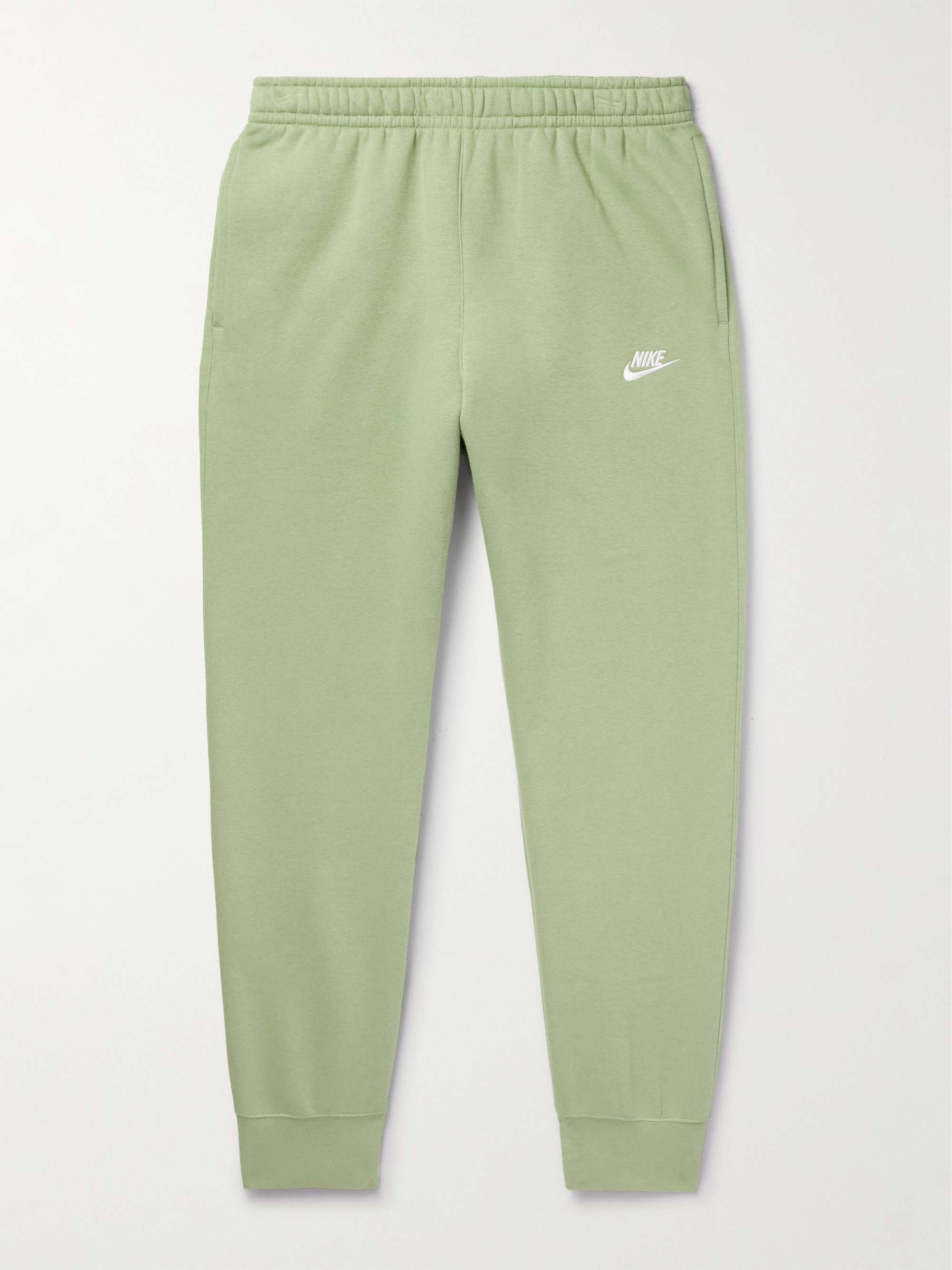 NIKE Sportswear Tapered Cotton-Blend Jersey Sweatpants for Men | MR PORTER