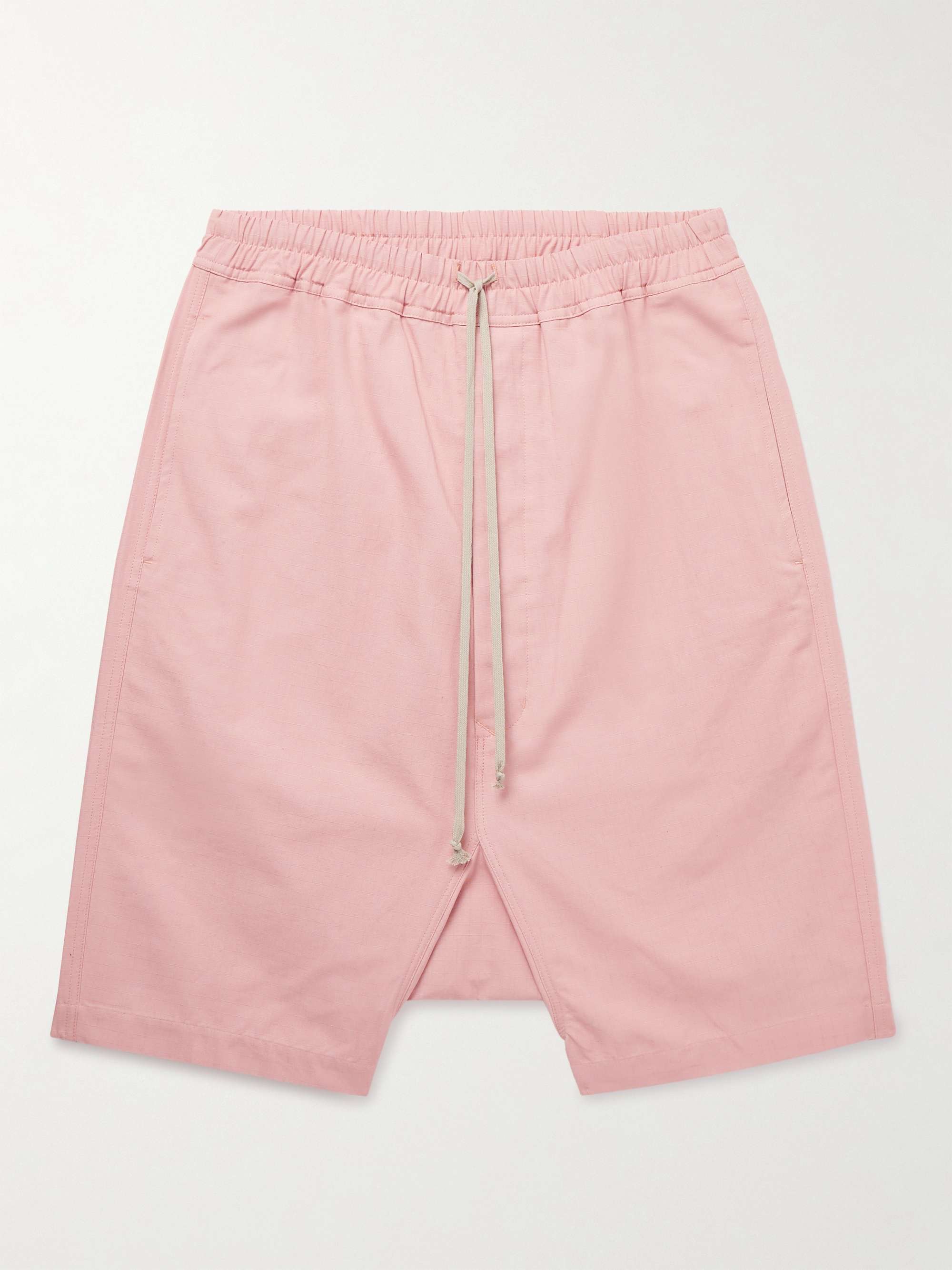 Pods Straight-Leg Cotton-Ripstop Drawstring Shorts