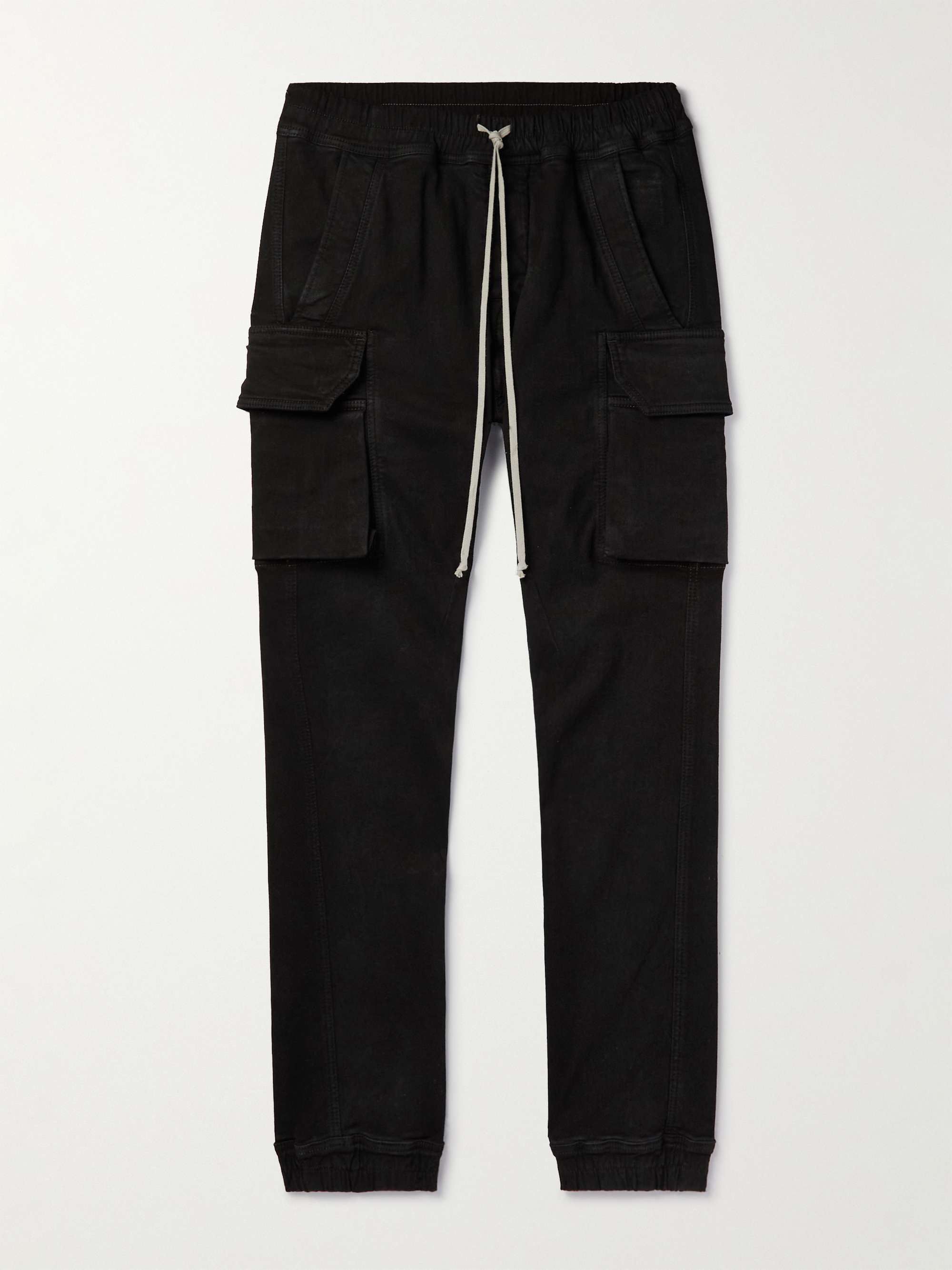 DRKSHDW BY RICK OWENS Mastodon Tapered Cotton-Blend Canvas Cargo Sweatpants  for Men MR PORTER