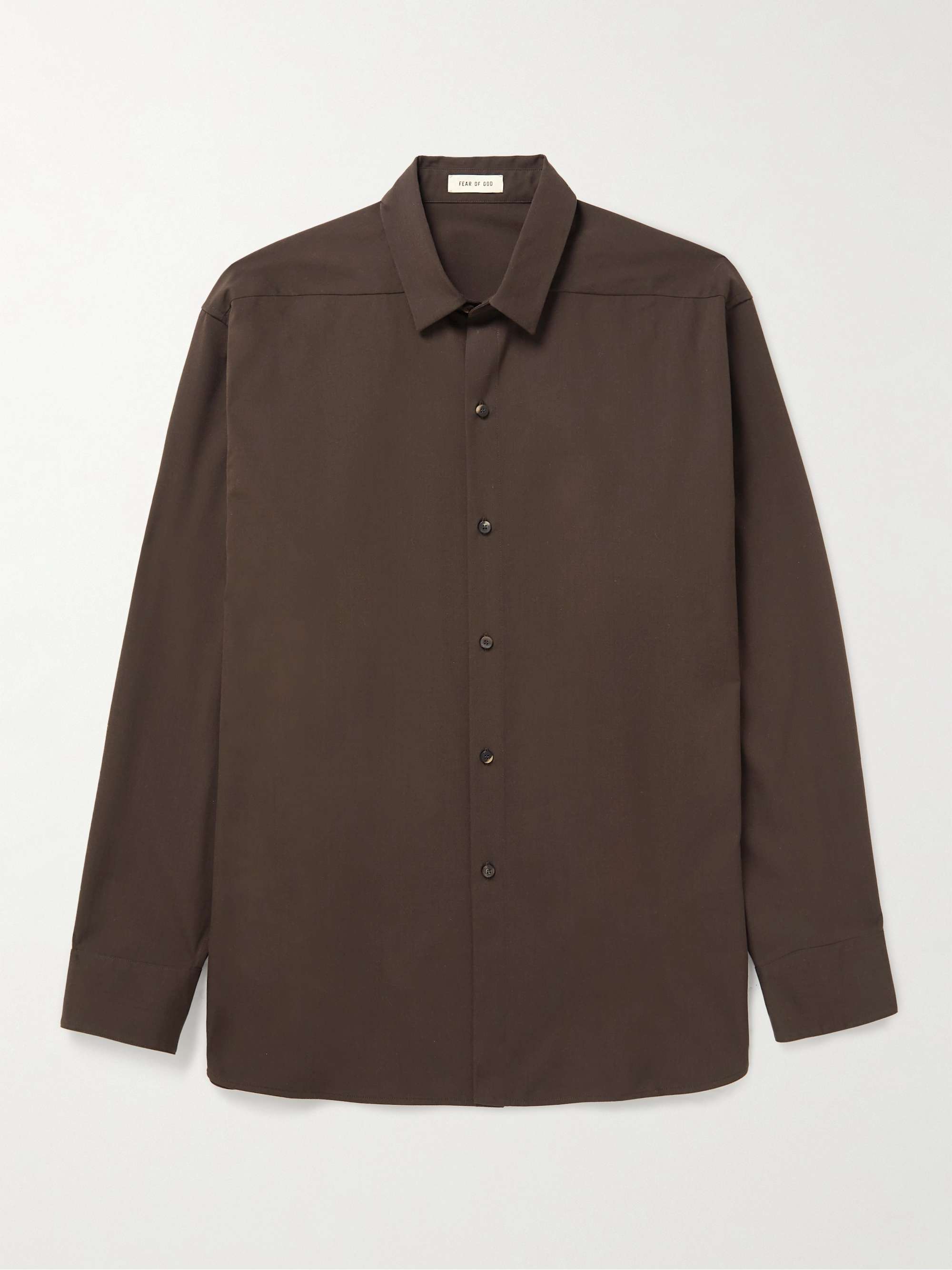 FEAR OF GOD Eternal Cotton-Blend Poplin Shirt for Men | MR PORTER