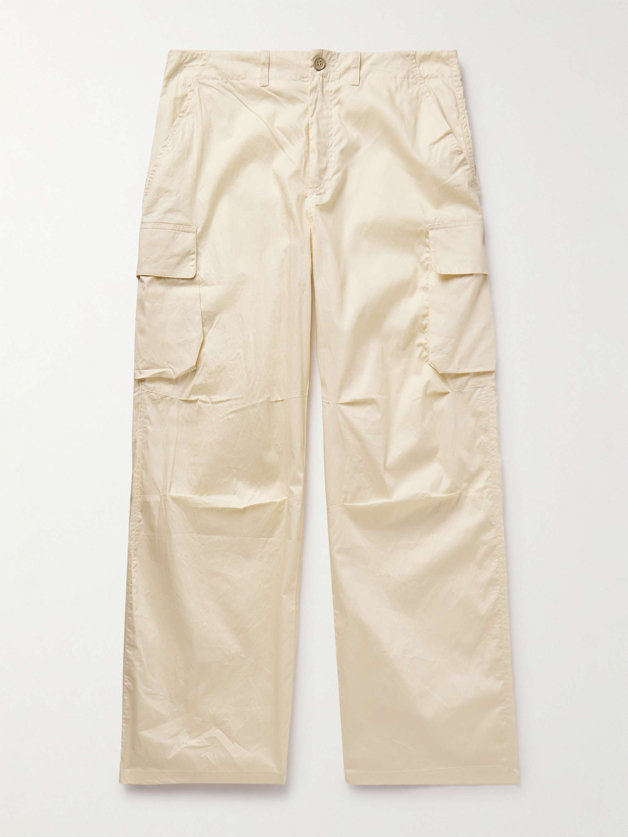 Mount Straight-Leg Crinkled-Shell Cargo Trousers