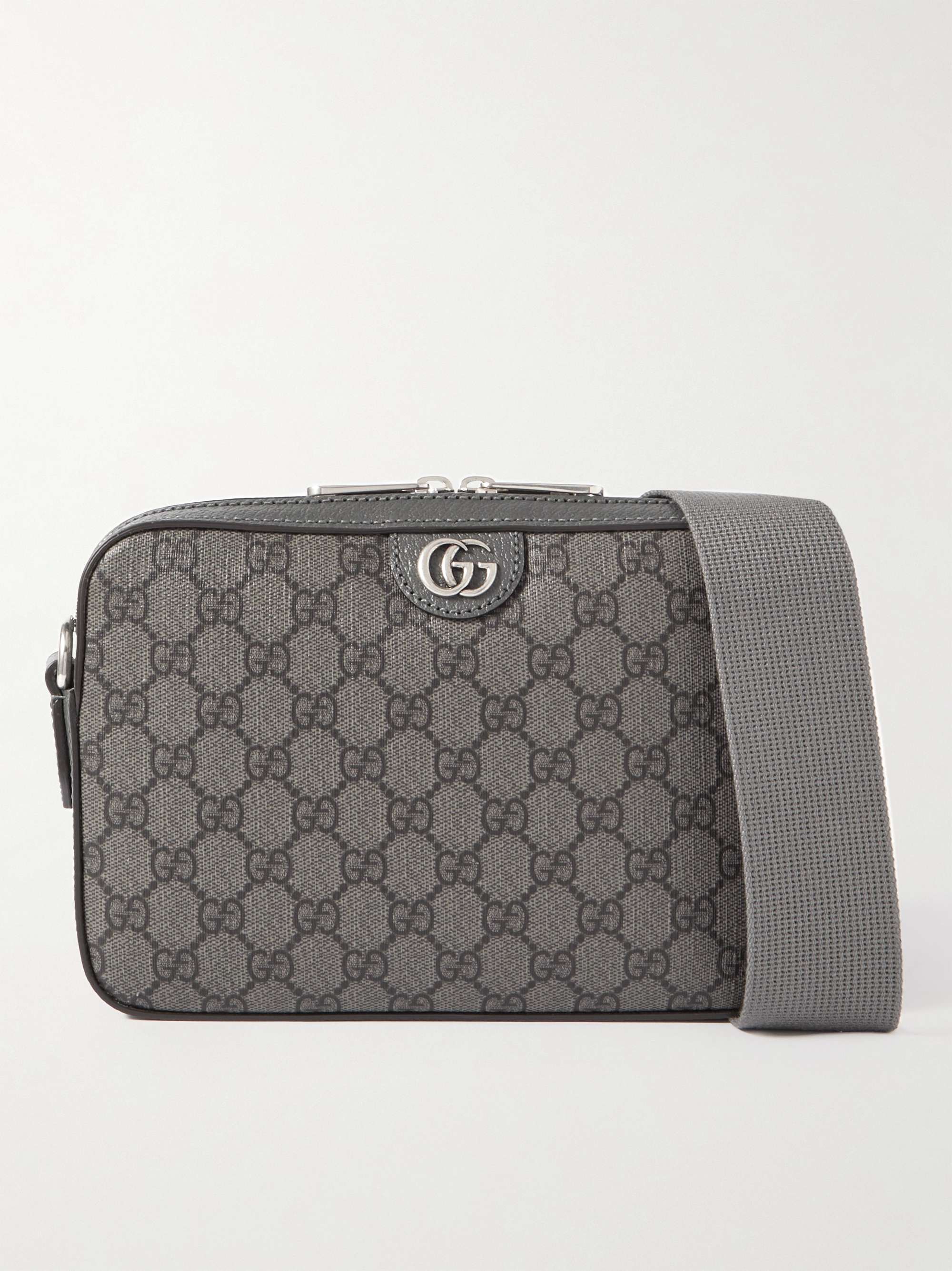 Gucci GG Supreme Crossbody Bag in White for Men