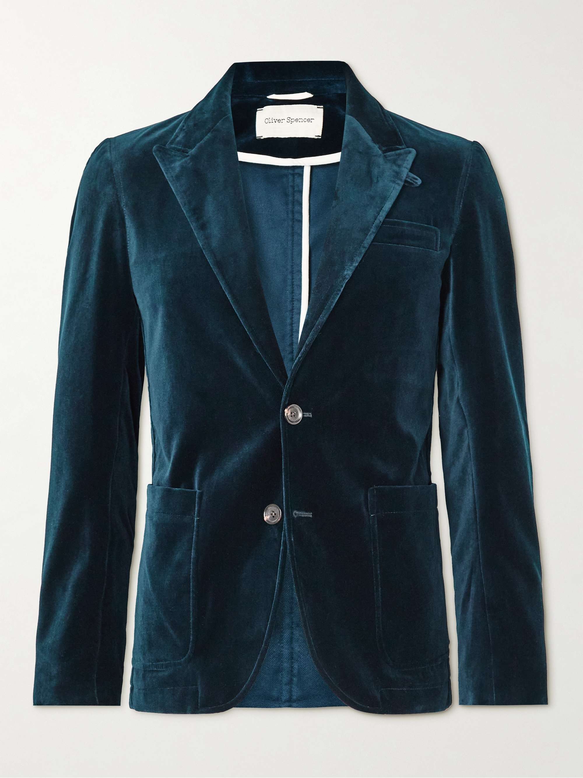 Mansfield Cotton-Velvet Suit Jacket