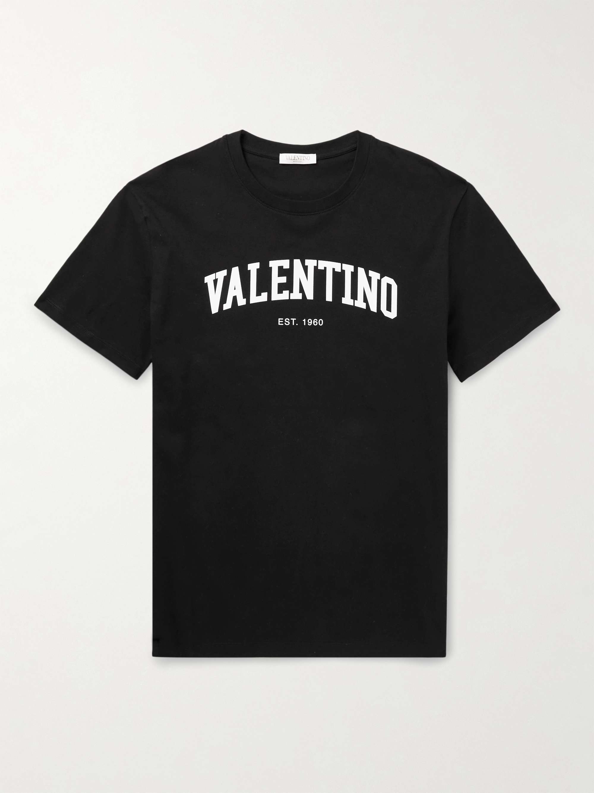 Pick up blade Erfaren person scene VALENTINO GARAVANI Logo-Print Cotton-Jersey T-Shirt for Men | MR PORTER