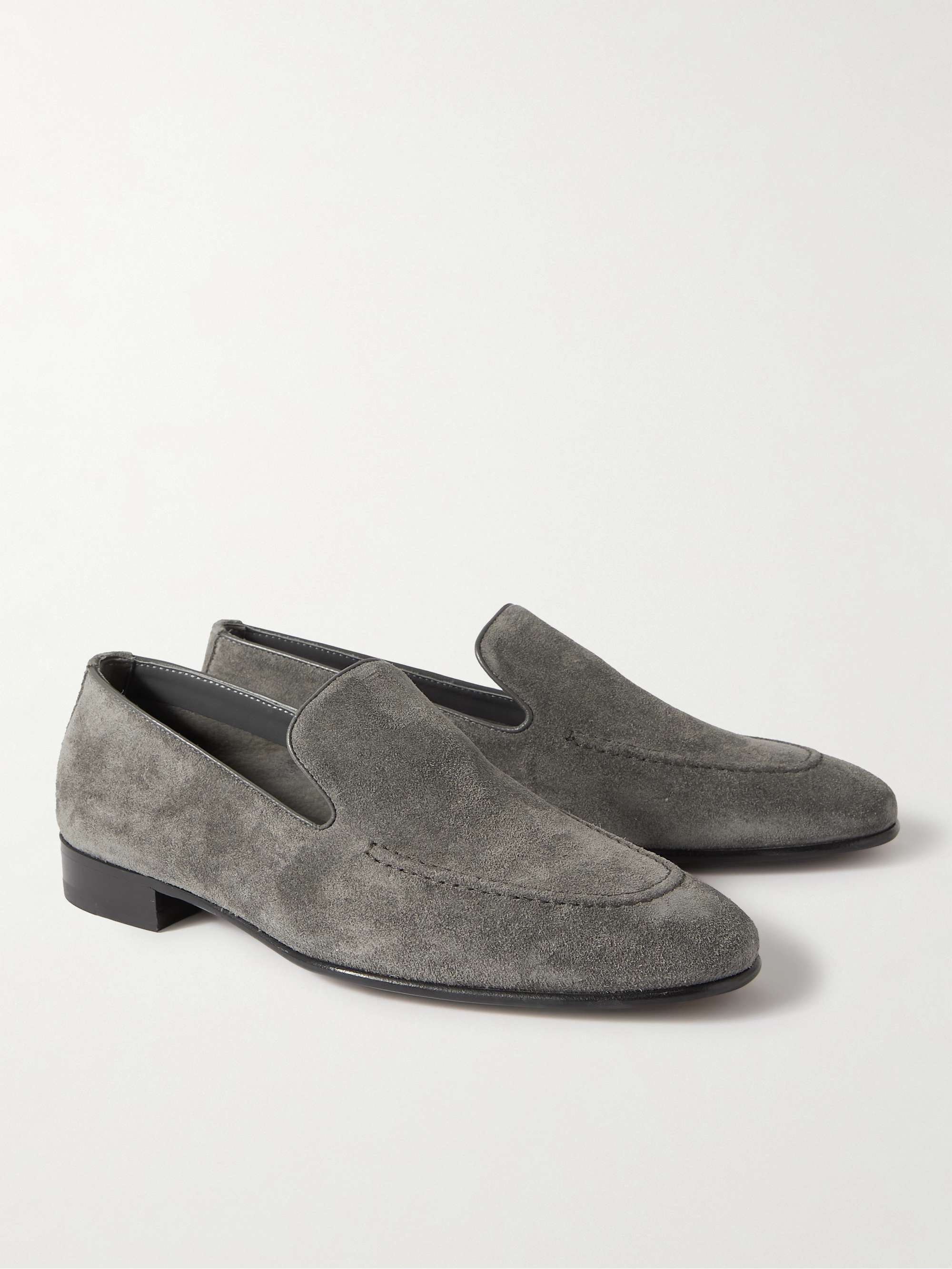 MANOLO BLAHNIK Truro Suede Loafers