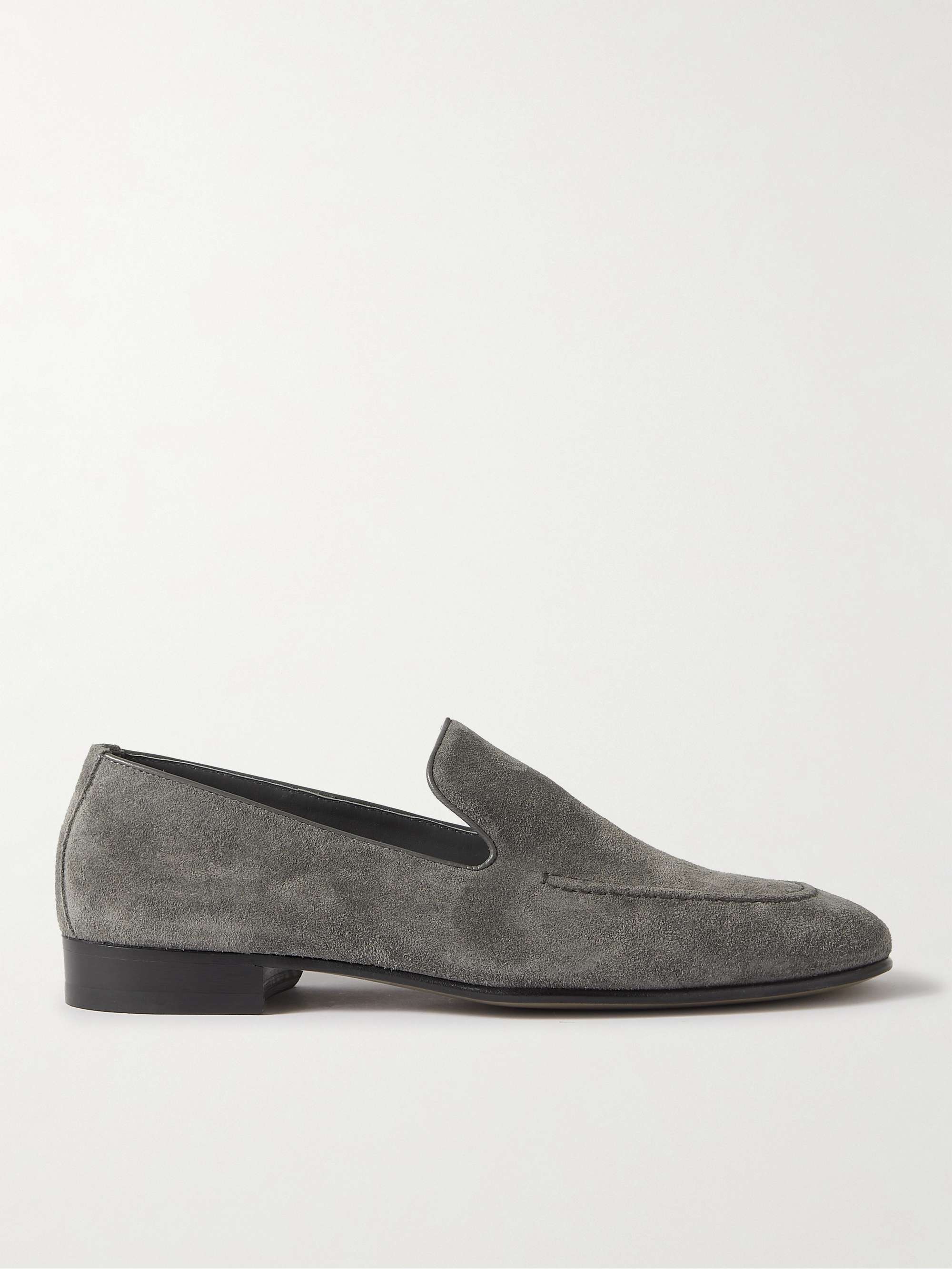 MANOLO BLAHNIK Truro Suede Loafers