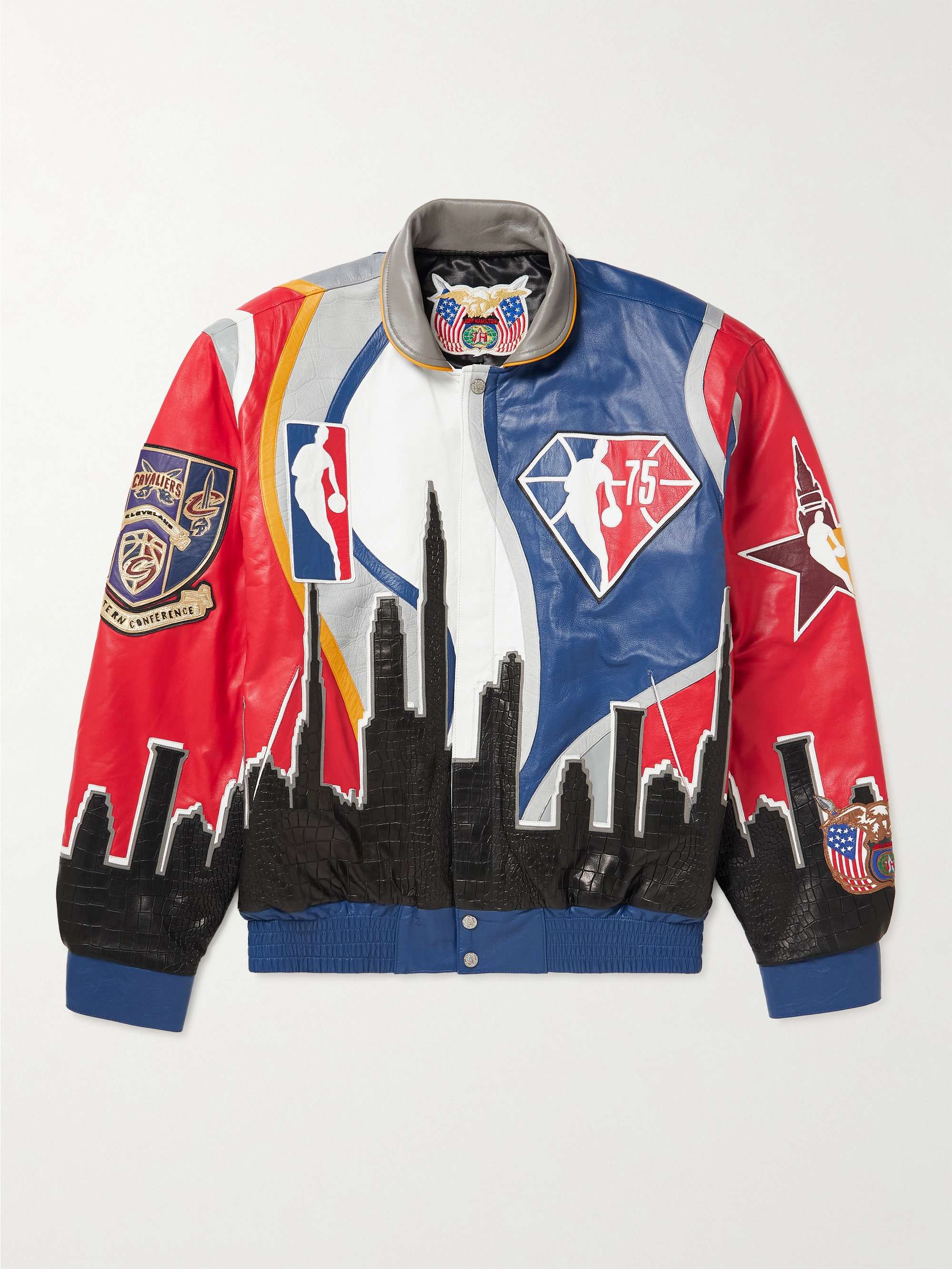 Chicago Bulls Jeff Hamilton Leather Jacket (L) – Retro Windbreakers