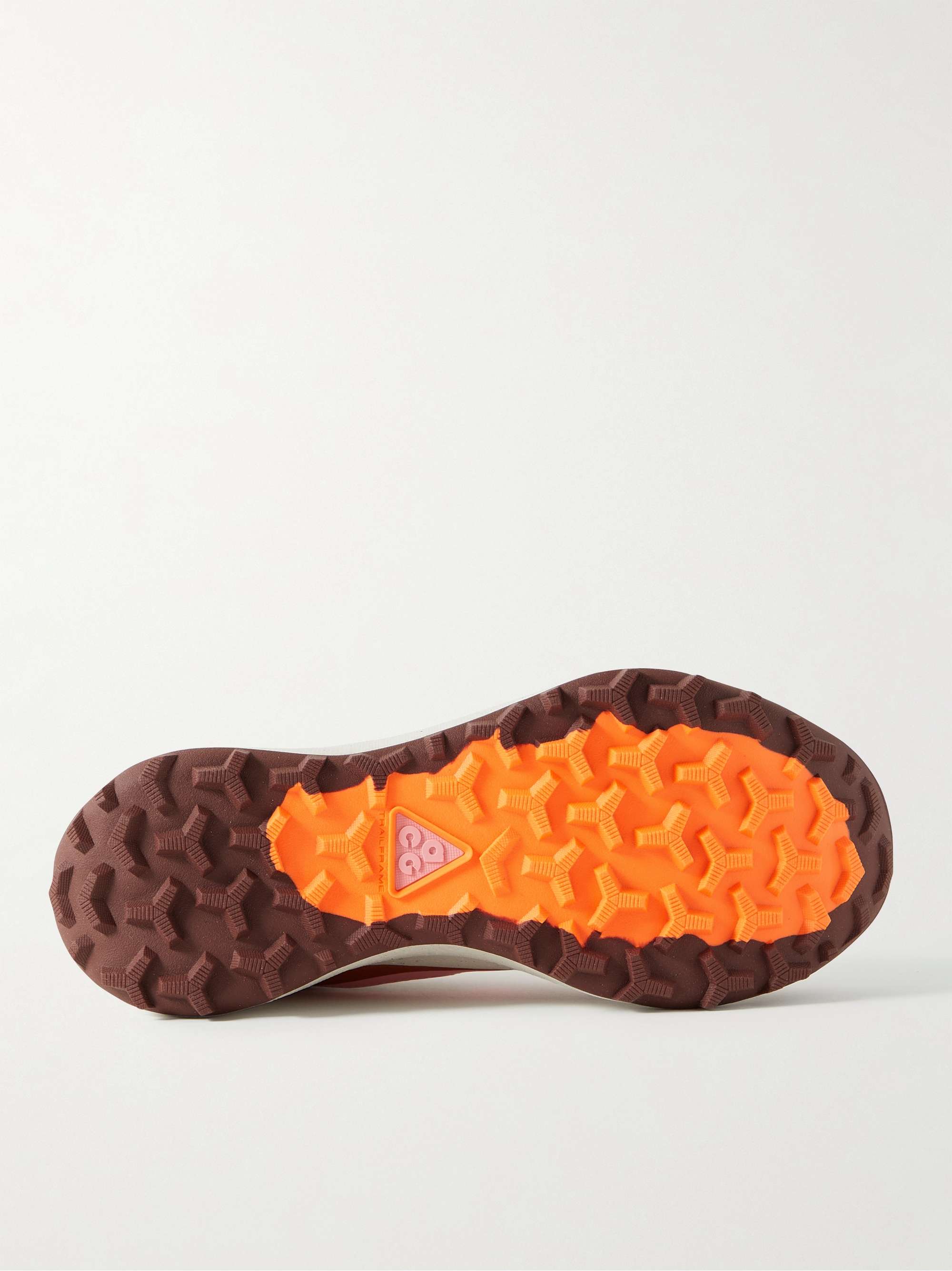 NIKE ACG Lowcate Leather-Trimmed Suede and Mesh Sneakers