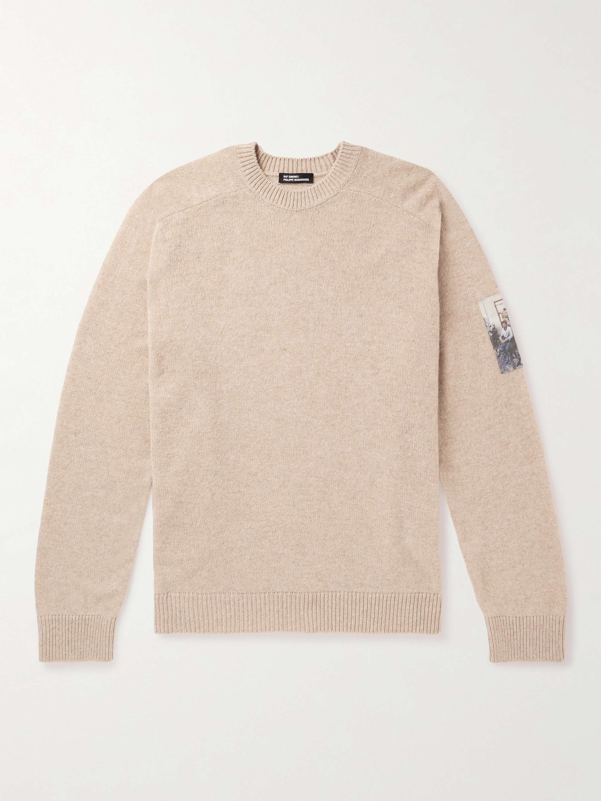 Appliquéd Wool Sweater