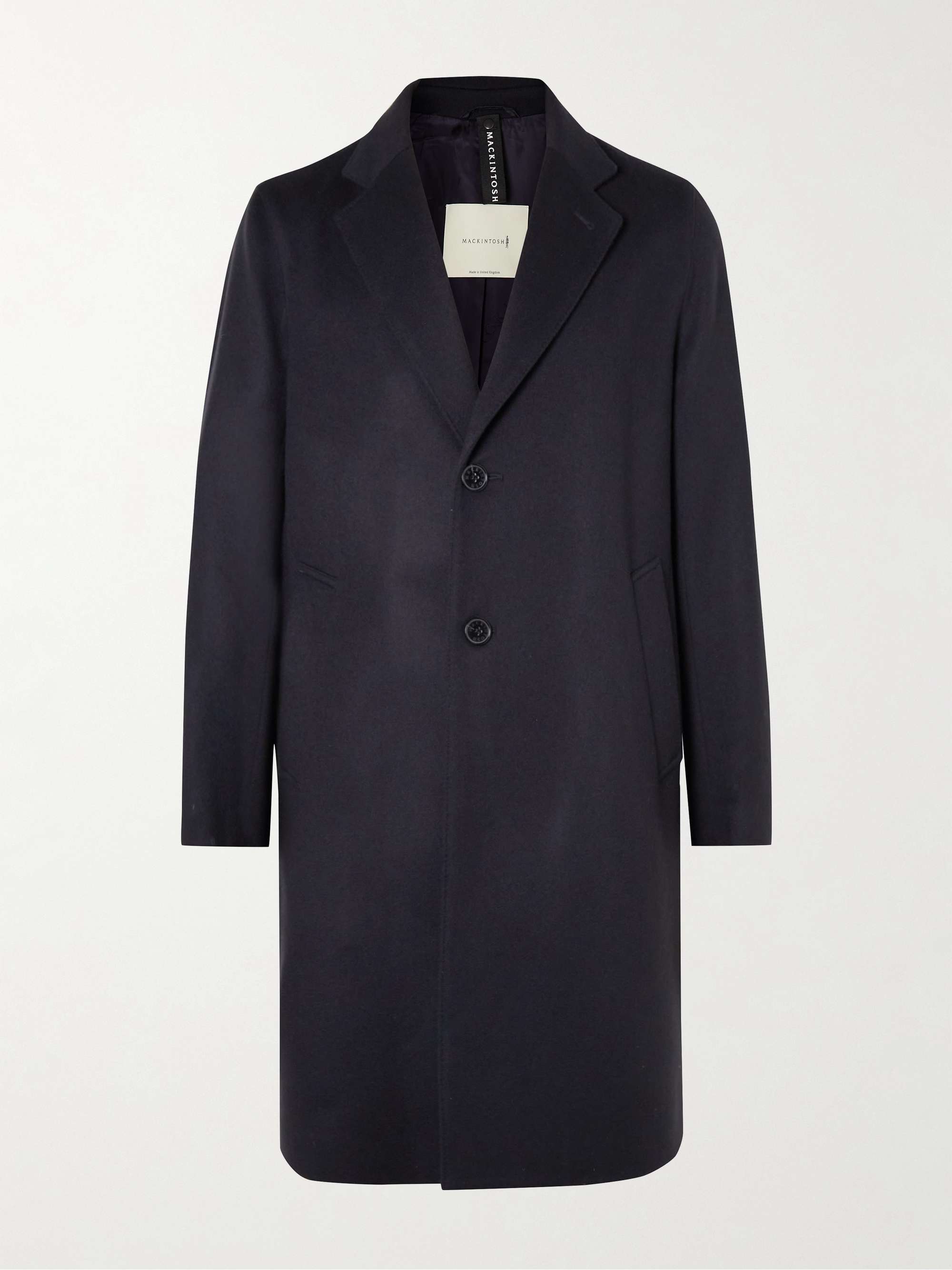 Mackintosh Men's New Stanley Chesterfield Coat in Beige Mackintosh