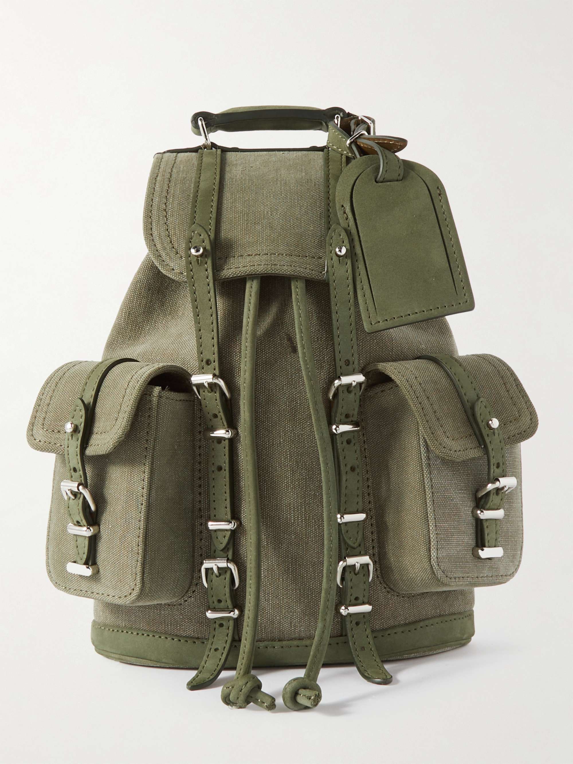 READYMADE Nubuck-Trimmed Canvas Backpack for Men
