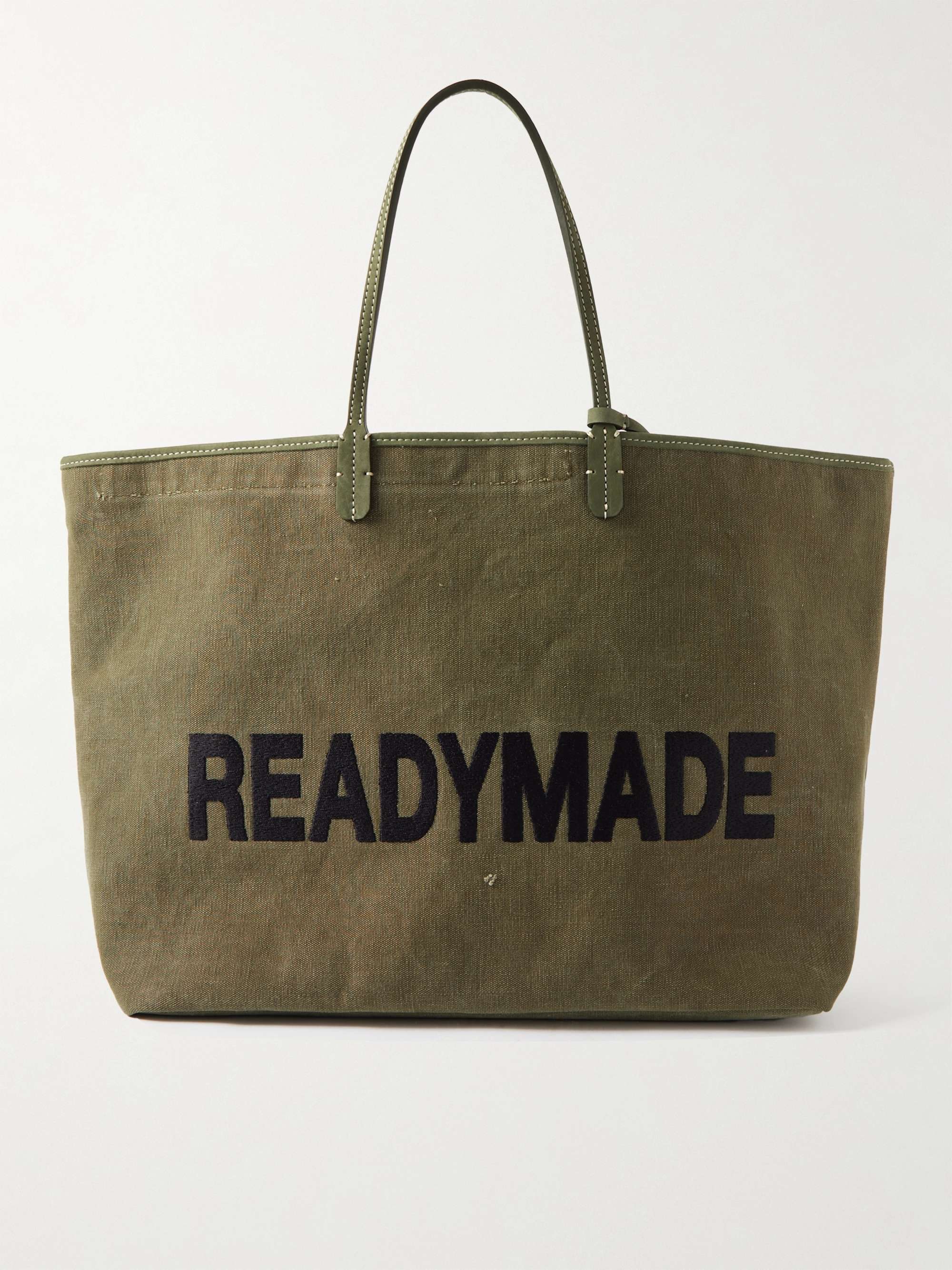 Embroidered Canvas Tote