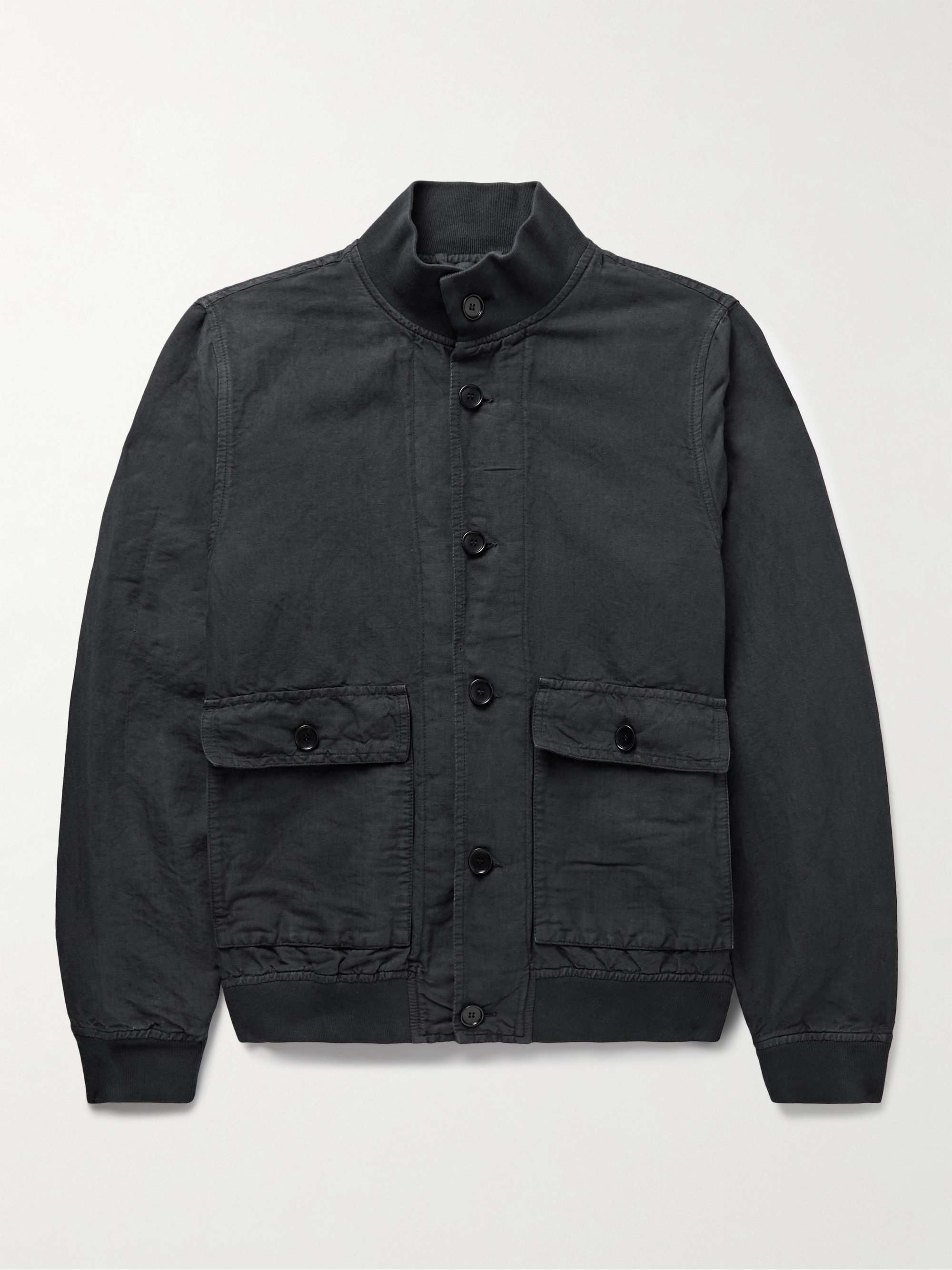 SID MASHBURN Hemp and Cotton-Blend Bomber Jacket for Men | MR PORTER