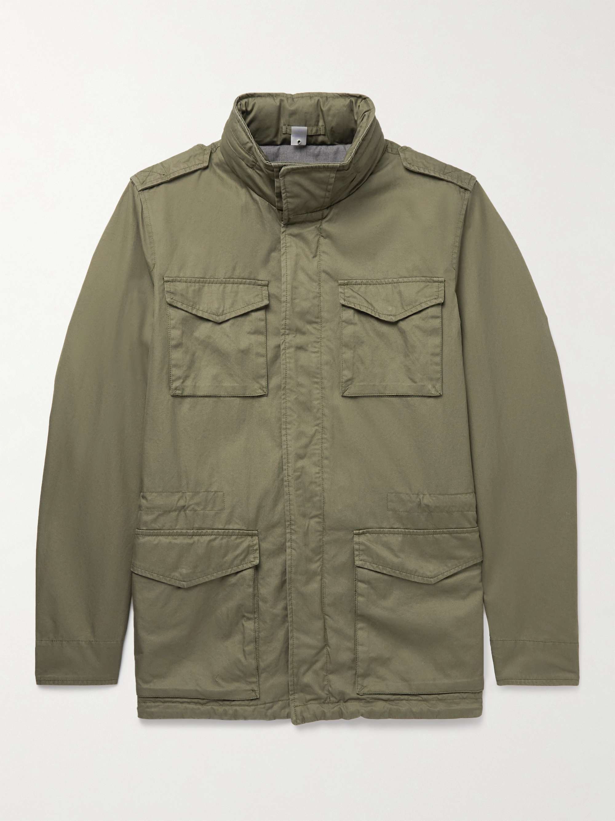 HERNO Washed Cotton Twill Jacket for Men   MR PORTER