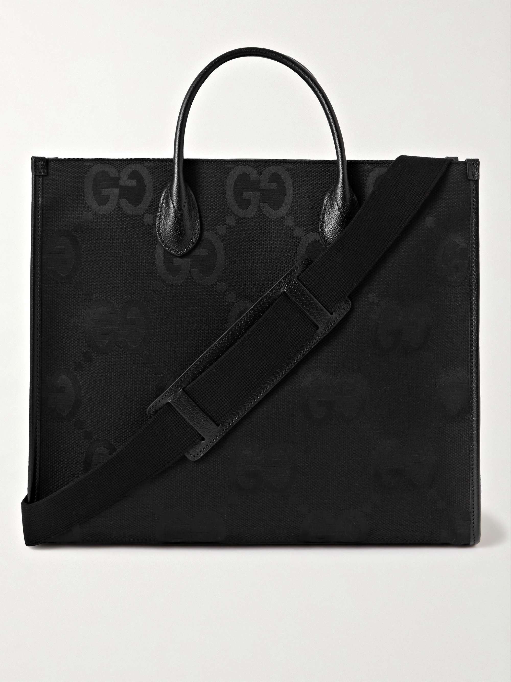 GG Supreme Large Suitcase in Black - Gucci