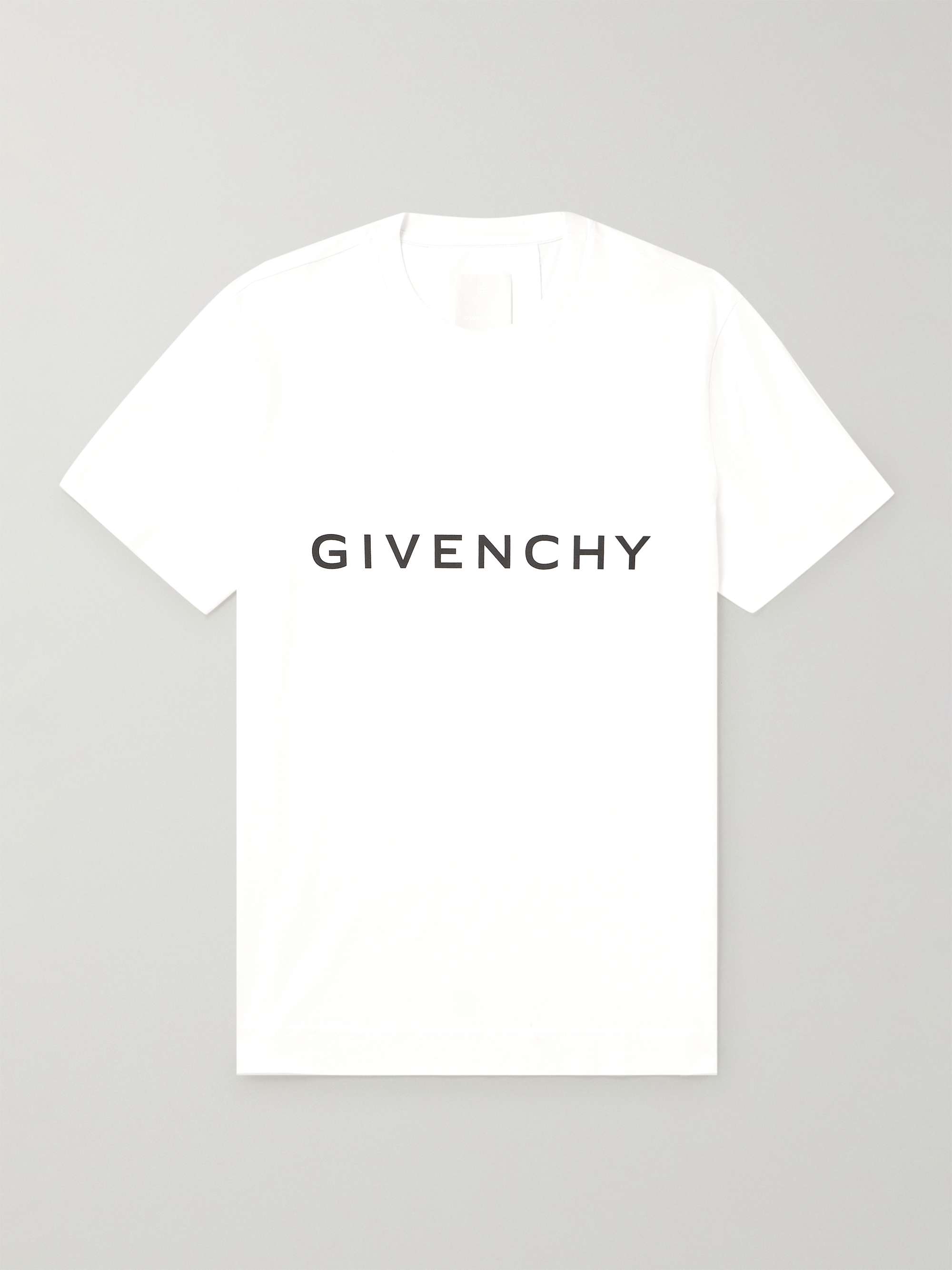 GIVENCHY Logo-Print Cotton-Jersey T-Shirt for Men | MR PORTER