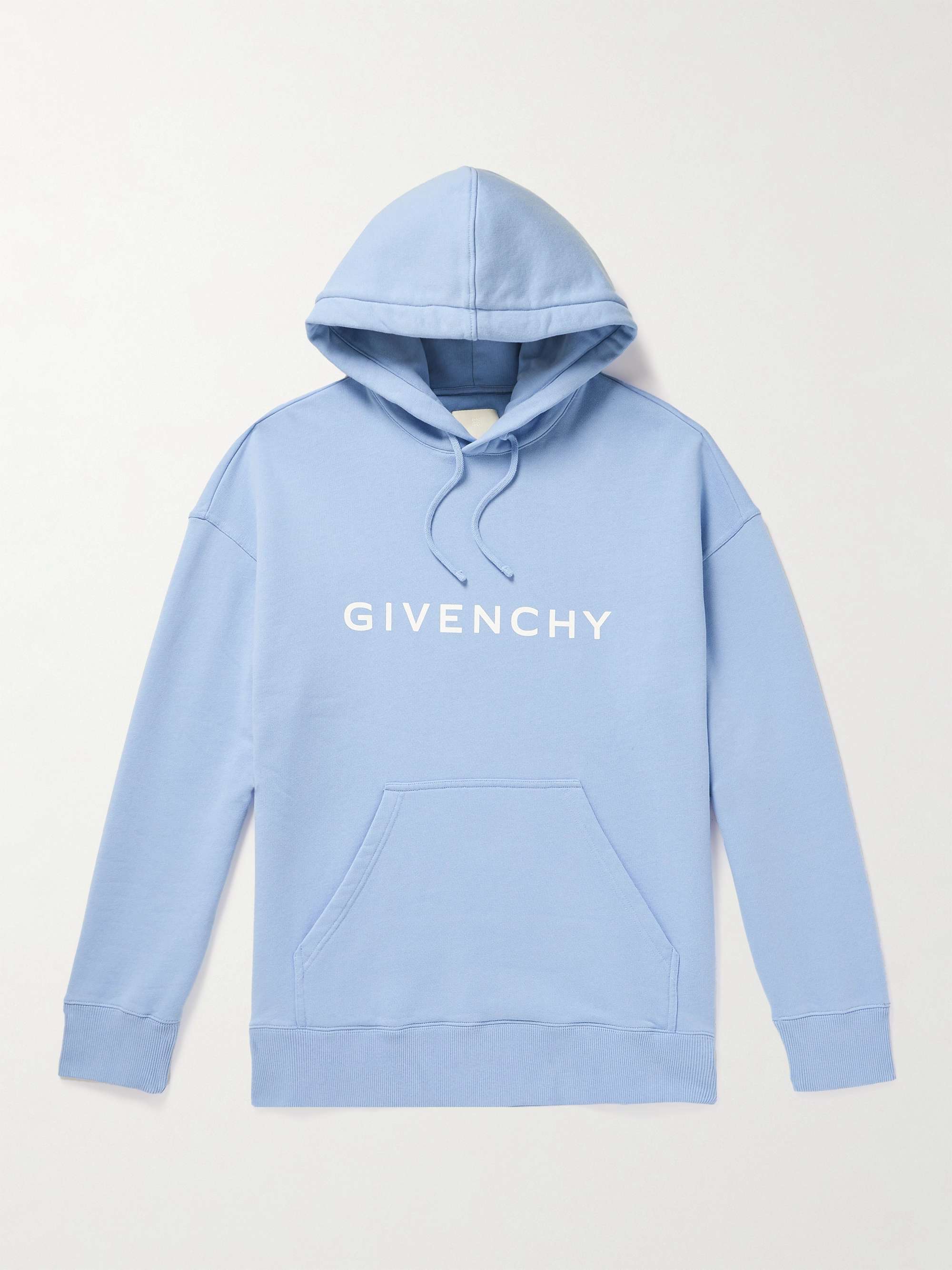 GIVENCHY Archetype Cotton-Jersey Hoodie for Men | MR