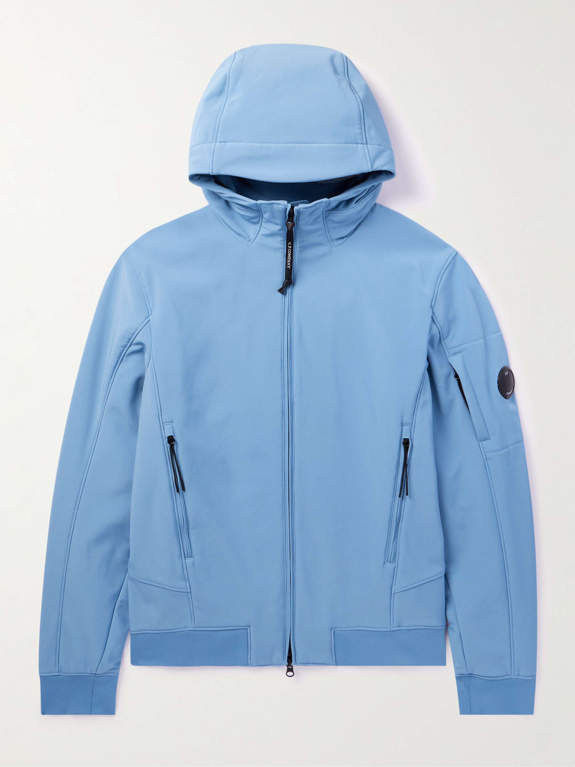 Logo-Appliquéd Shell-R Hooded Jacket