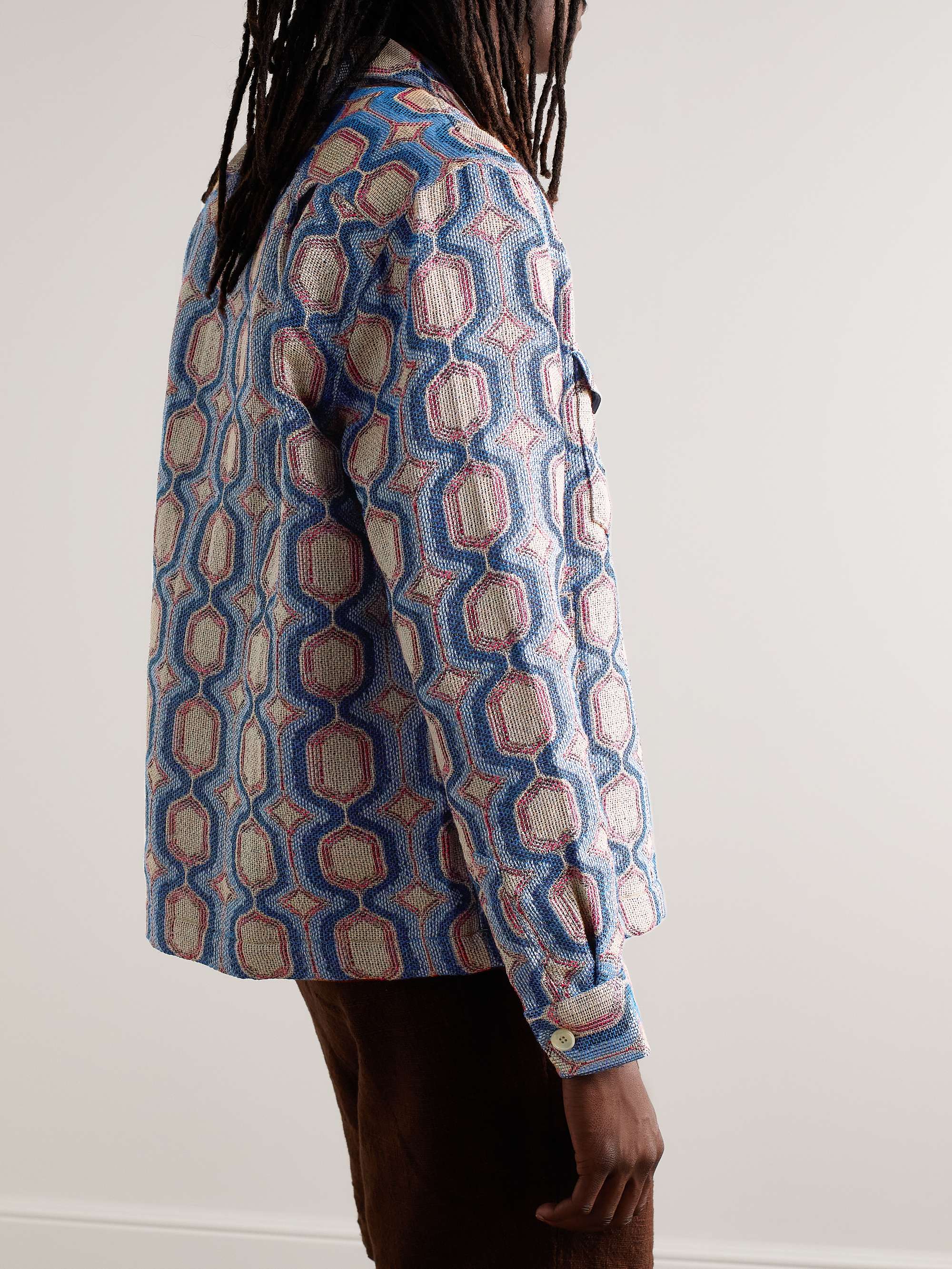 CORRIDOR Cotton-Blend Jacquard Jacket