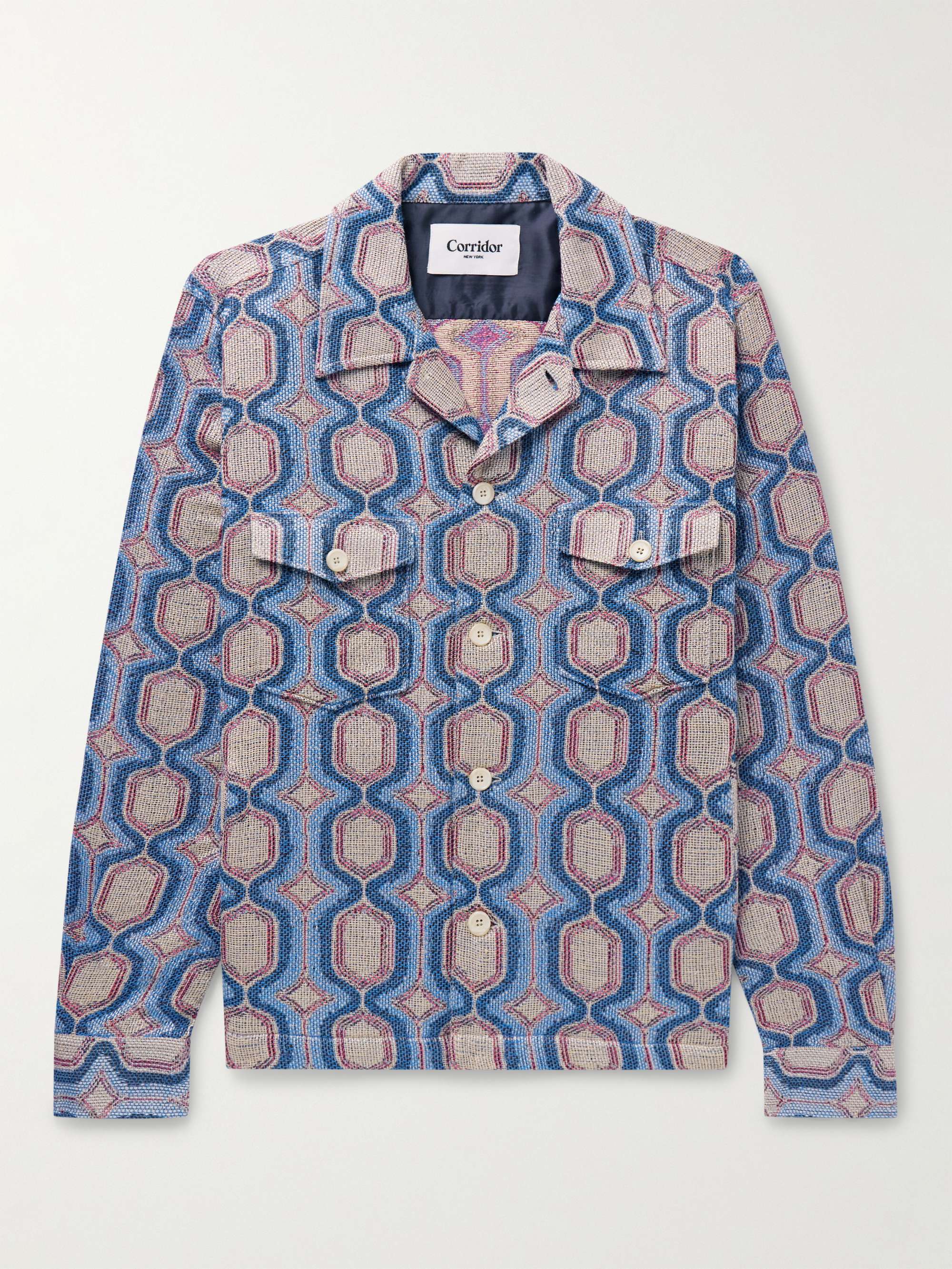 CORRIDOR Cotton-Blend Jacquard Jacket