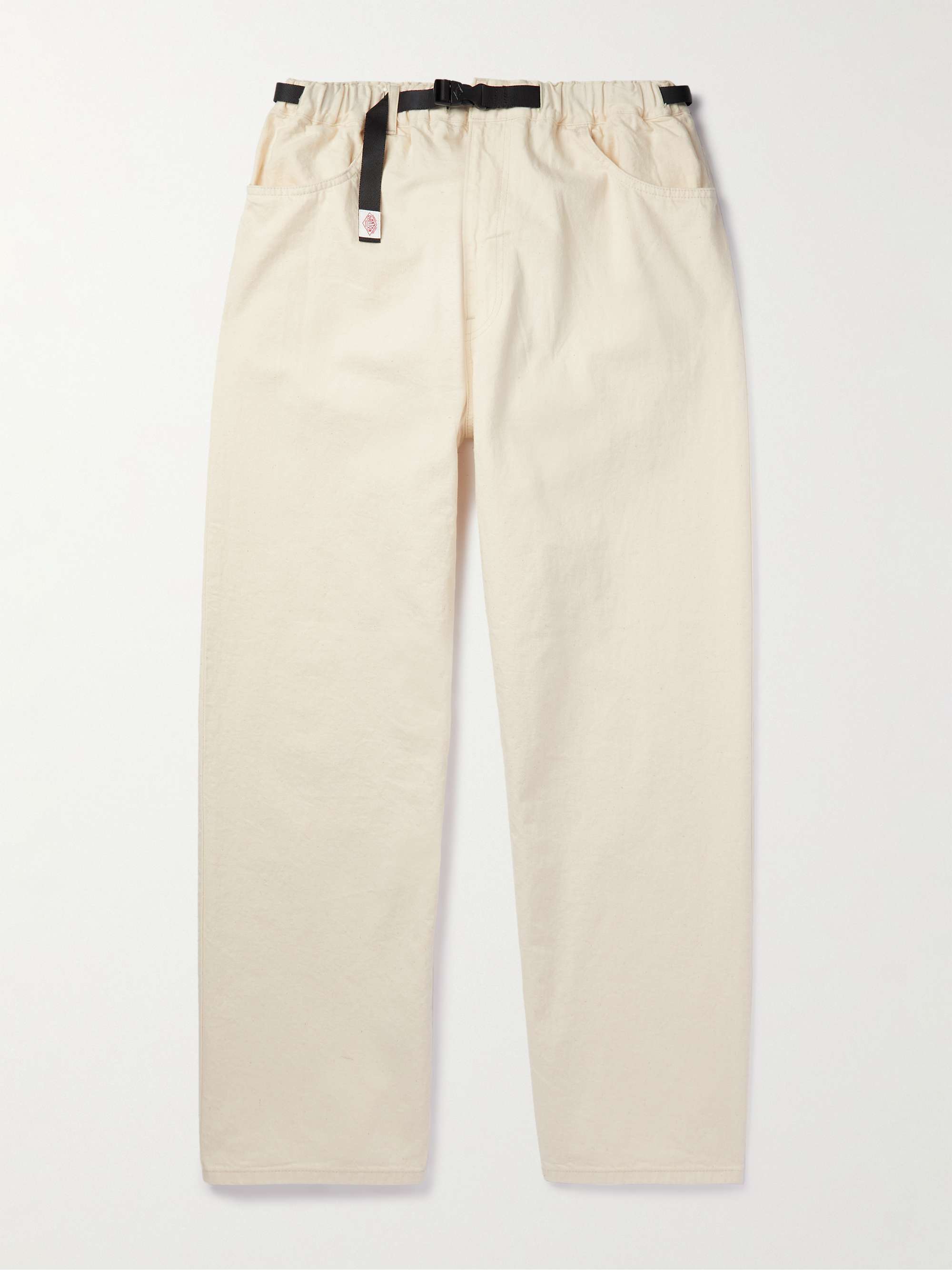 Rund Jet Perpetual DANTON Straight-Leg Belted Cotton-Twill Trousers | MR PORTER