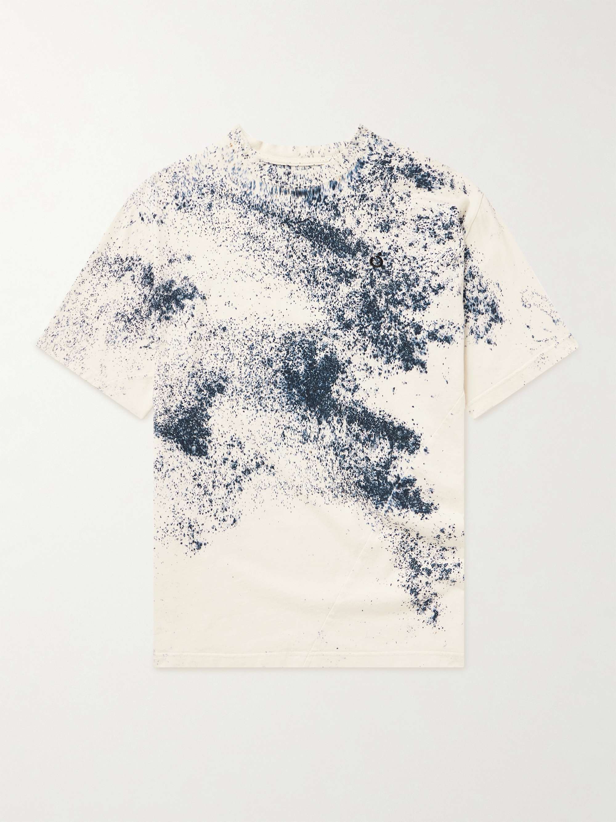 NOMA T.D. Twist Logo-Embroidered Hand-Dyed Cotton-Jersey T-Shirt