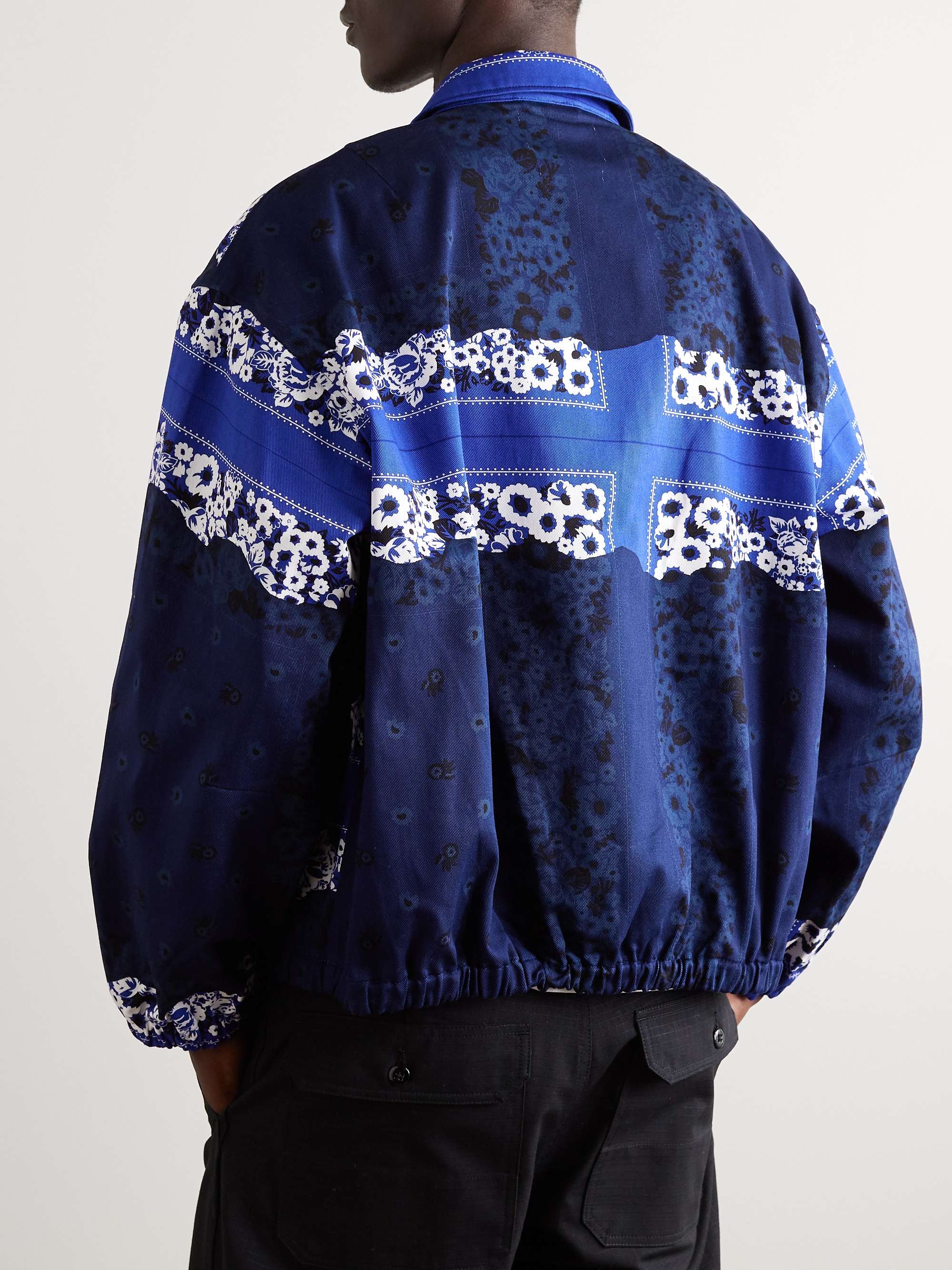 NOMA T.D. Hand-Dyed Denim Blouson Jacket