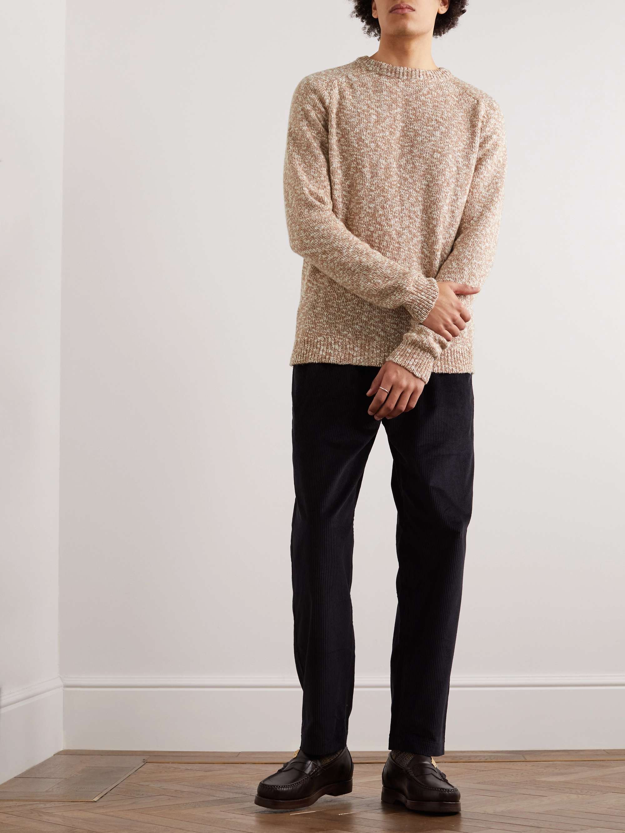 A KIND OF GUISE Khalid Cotton and Cashmere-Blend Sweater
