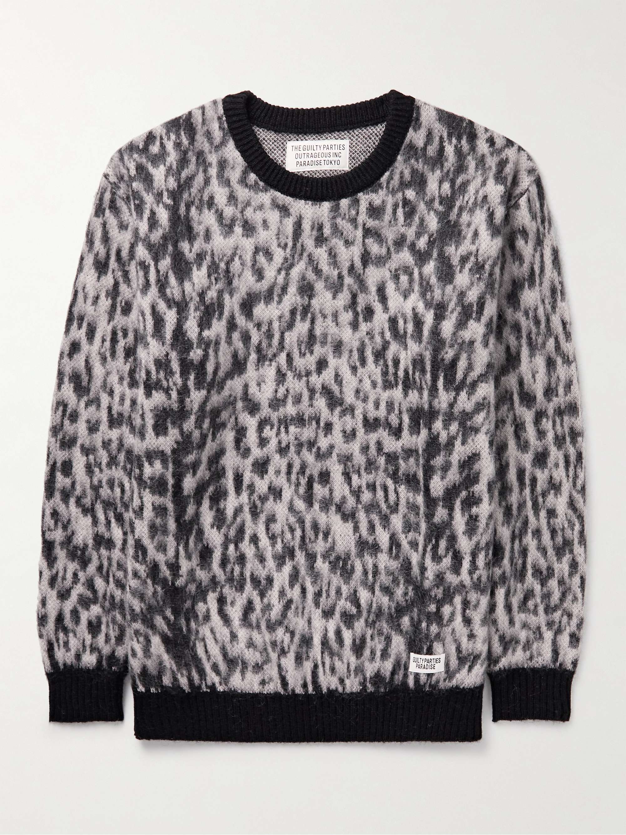 WACKO MARIA Leopard-Jacquard Sweater | MR PORTER