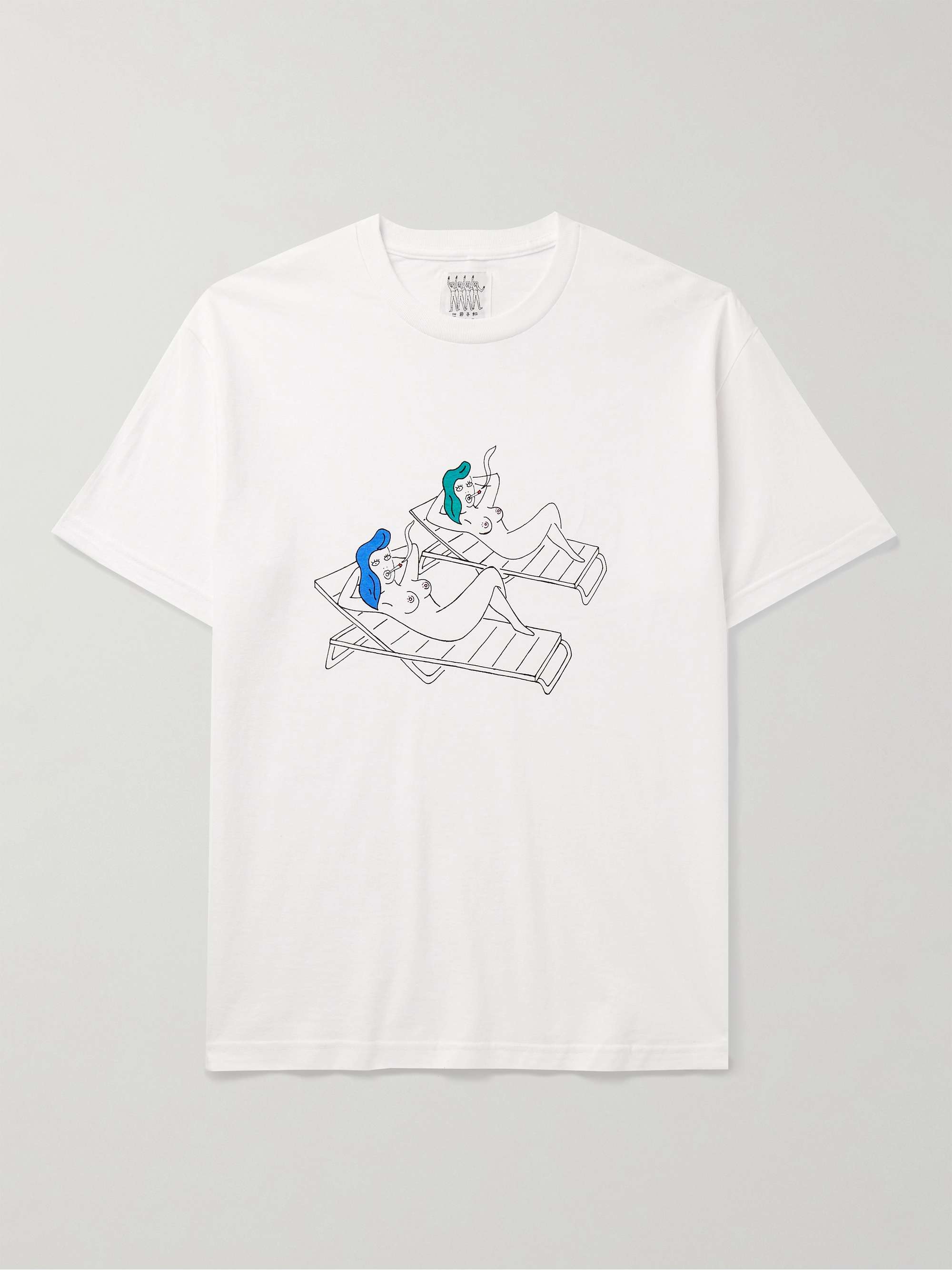 WACKO MARIA Printed Cotton-Jersey T-Shirt for Men | MR PORTER