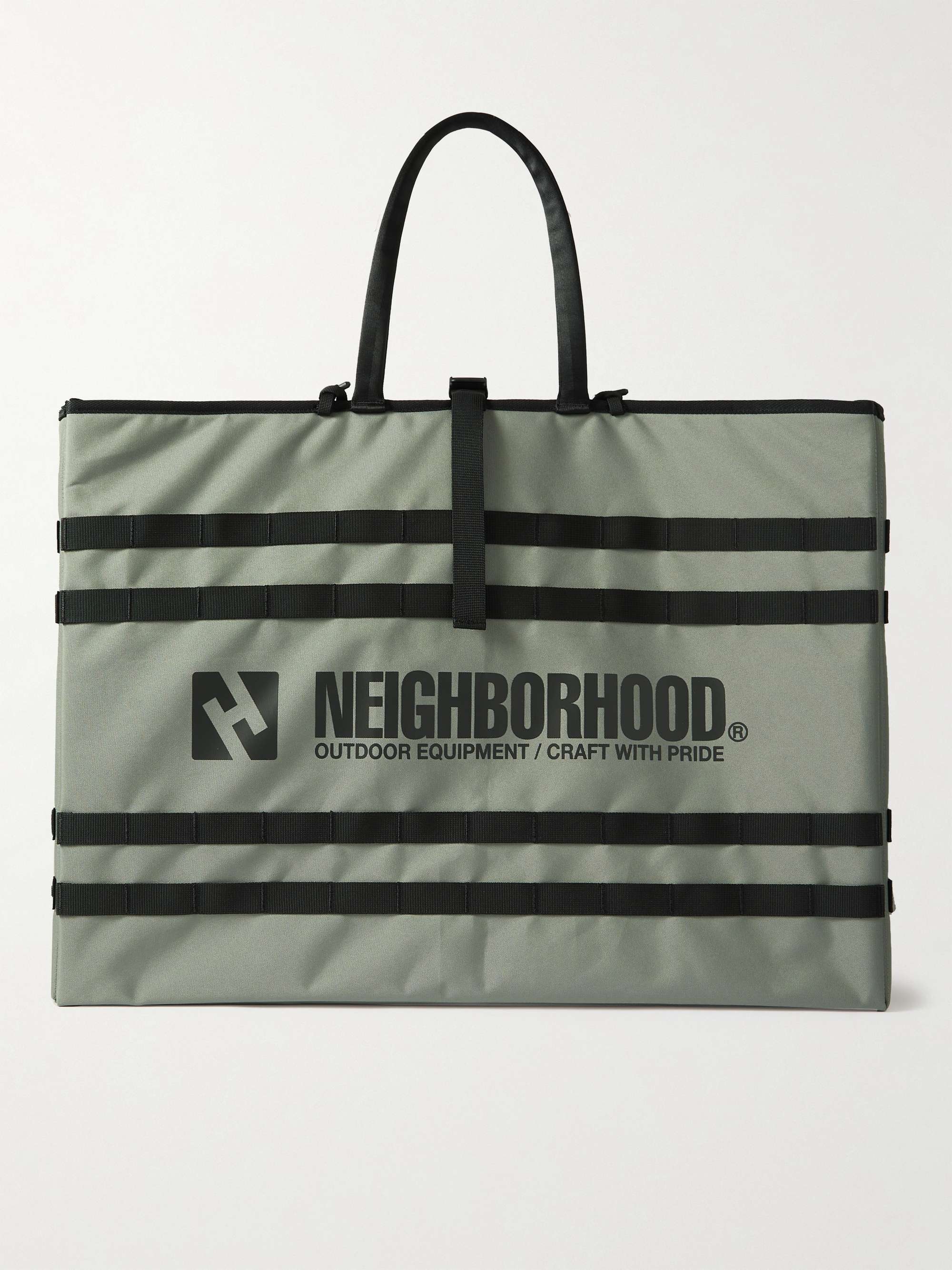 NEIGHBORHOOD CANVAS TOTE BAG BLACK-