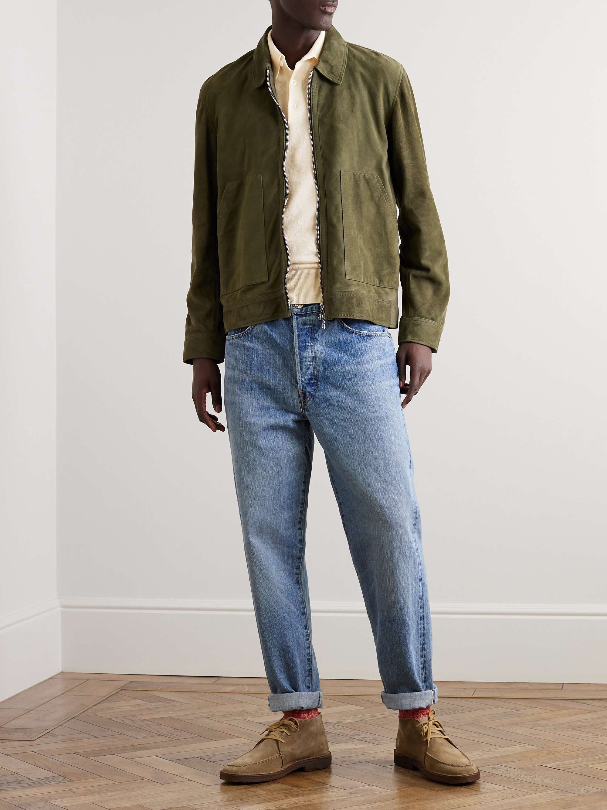 DRAKE'S Linen and Cotton-Blend Polo Shirt