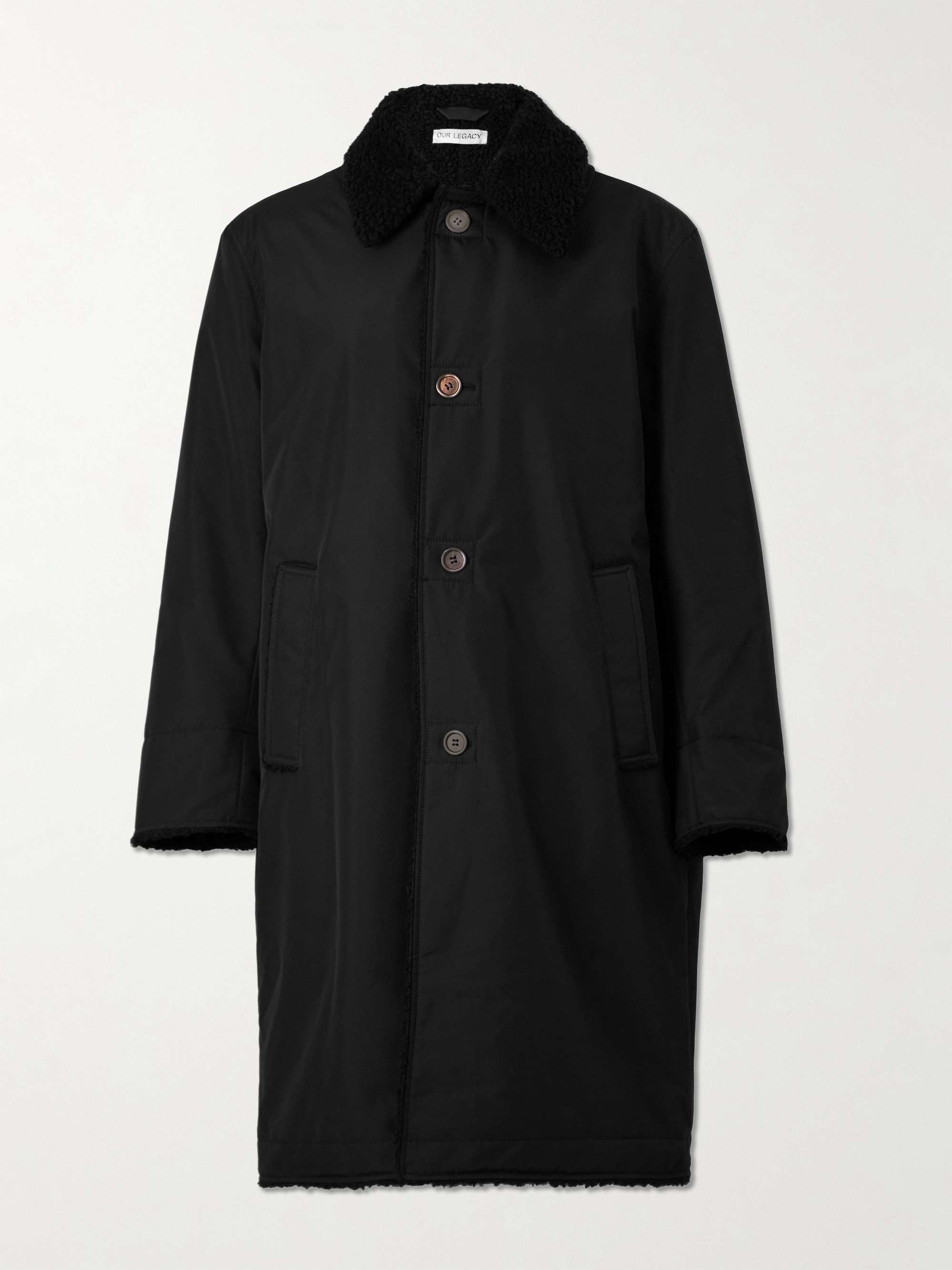 OUR LEGACY Polar Faux Shearling-Lined Shell Coat for Men | MR PORTER