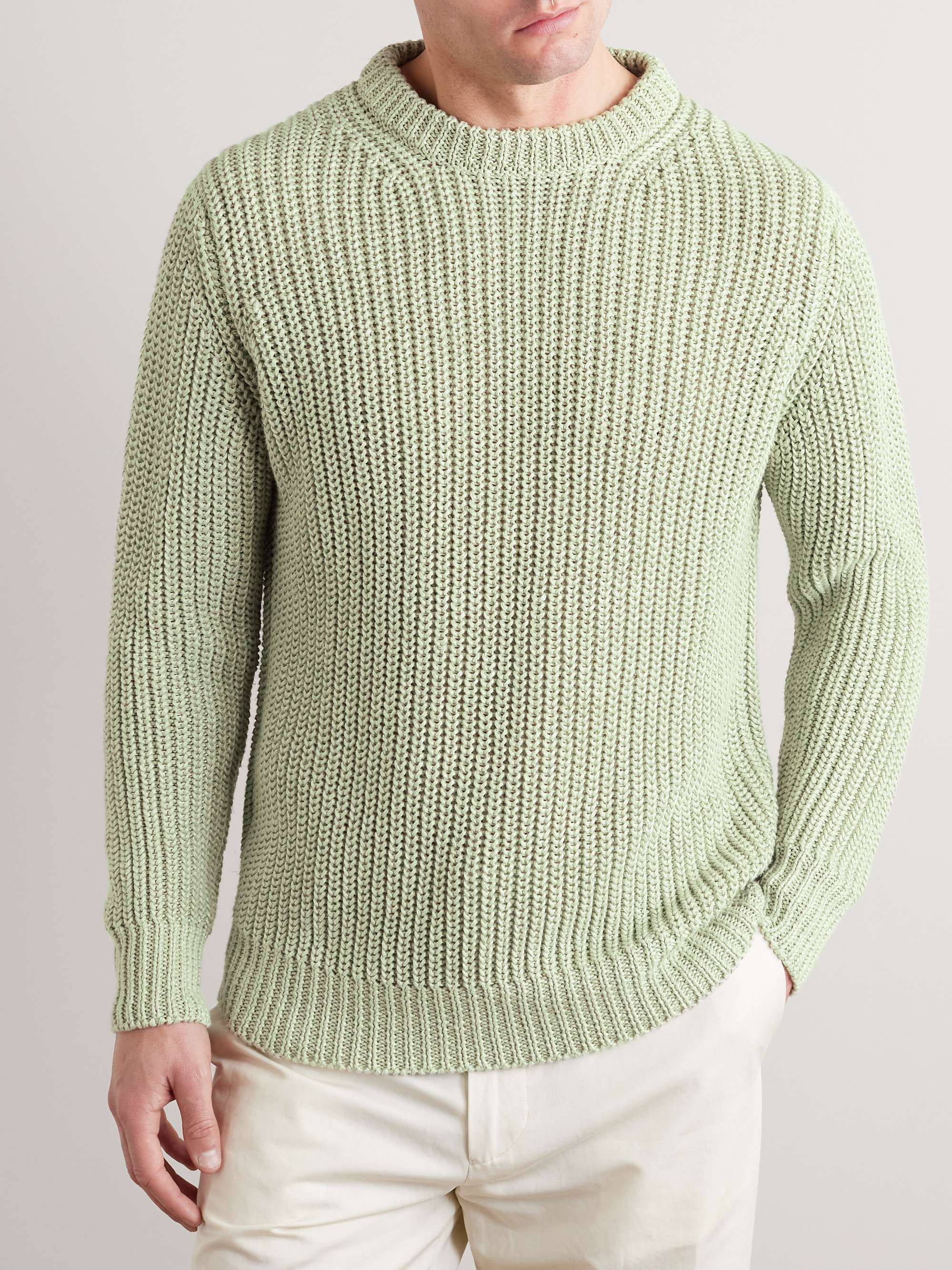 RICHARD JAMES Ribbed Linen Sweater