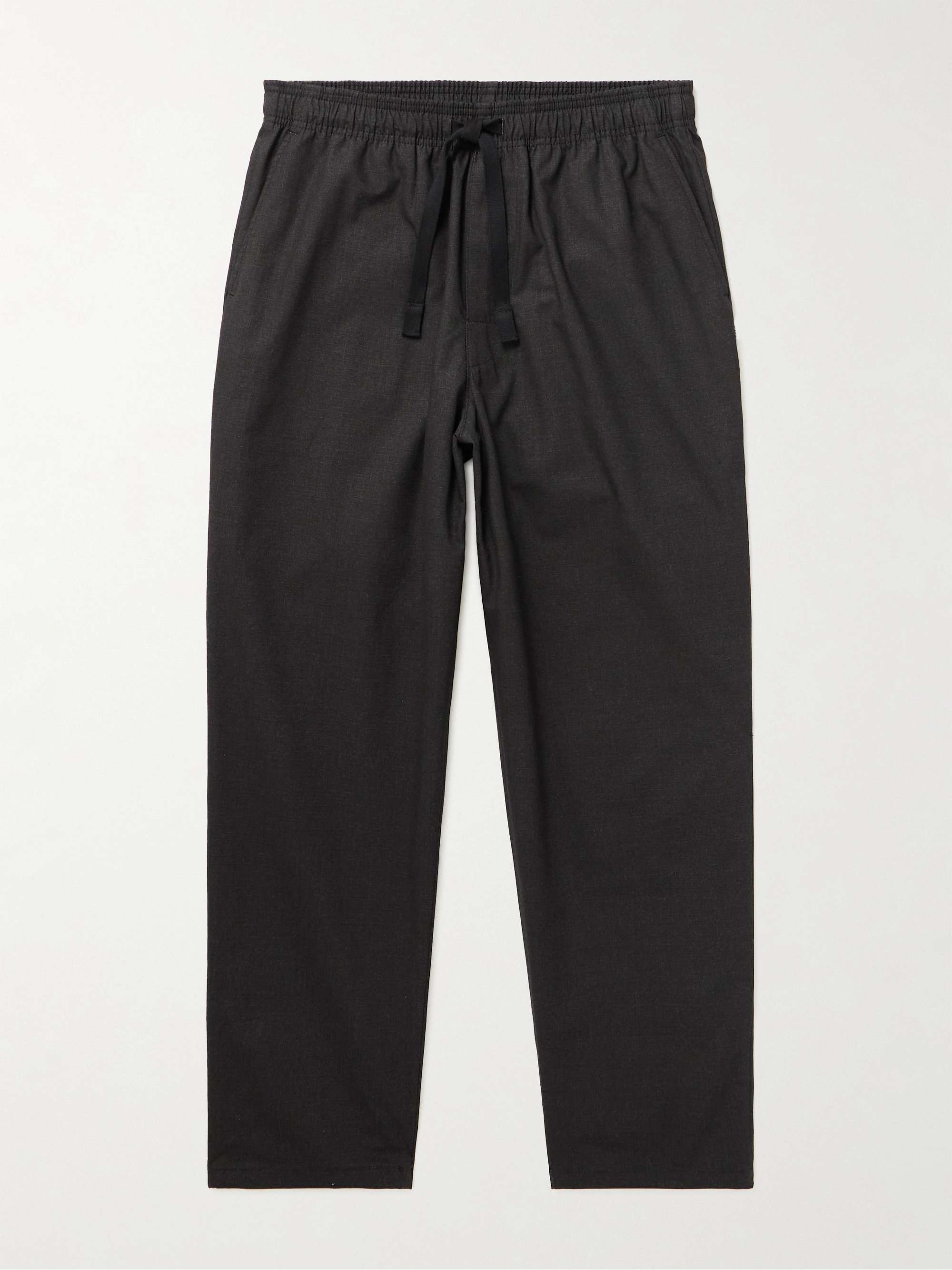WTAPS® 01 Wide-Leg Cotton-Poplin Drawstring Trousers for Men | MR