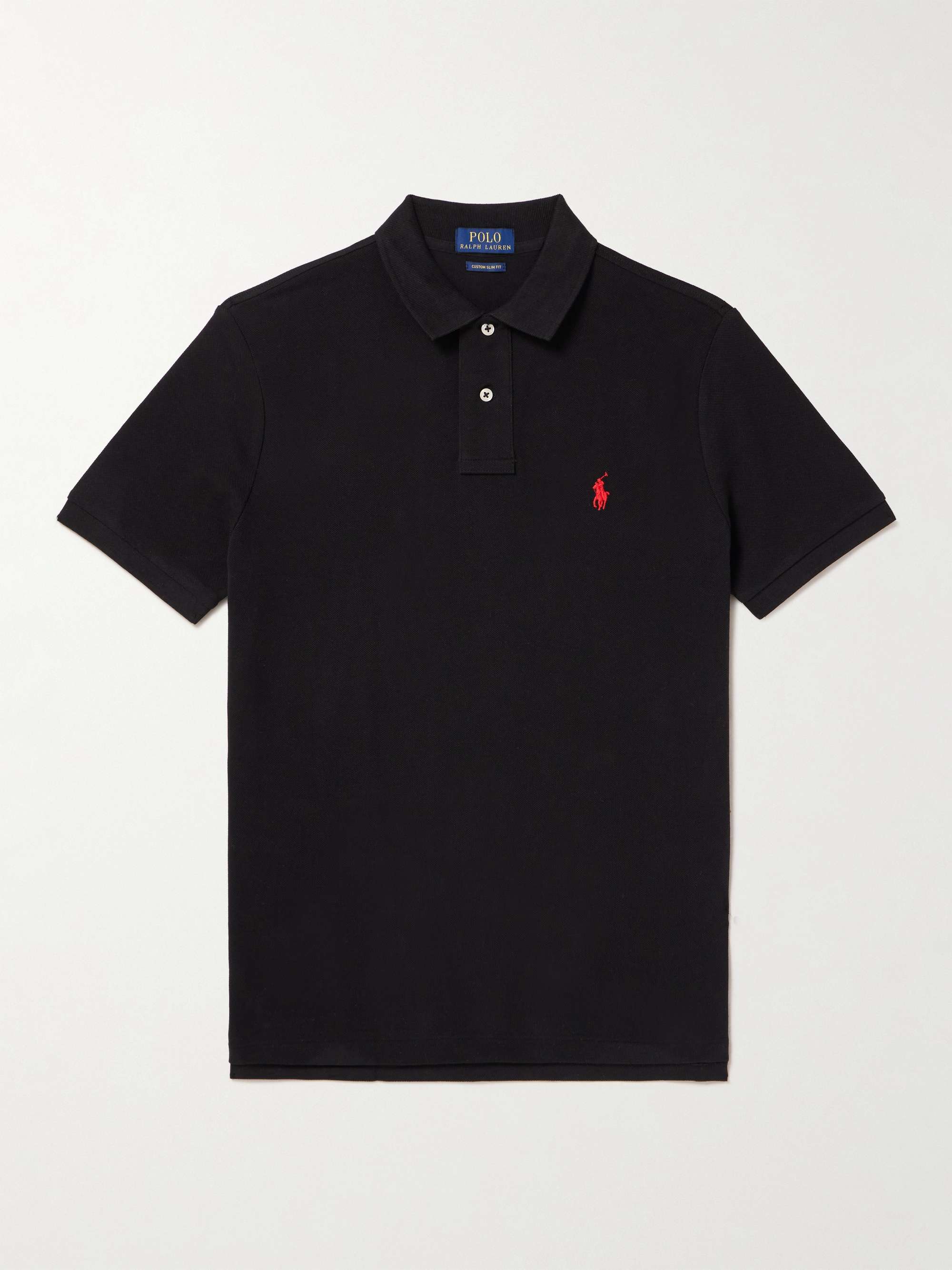 Embroidered Cotton Polo - Men - Ready-to-Wear