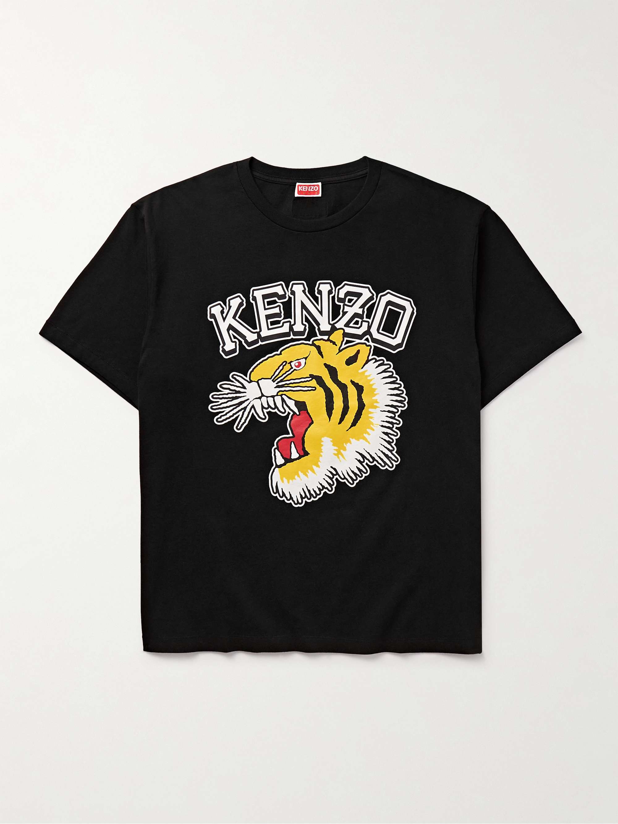 KENZO ロゴプリント　コットンTシャツ