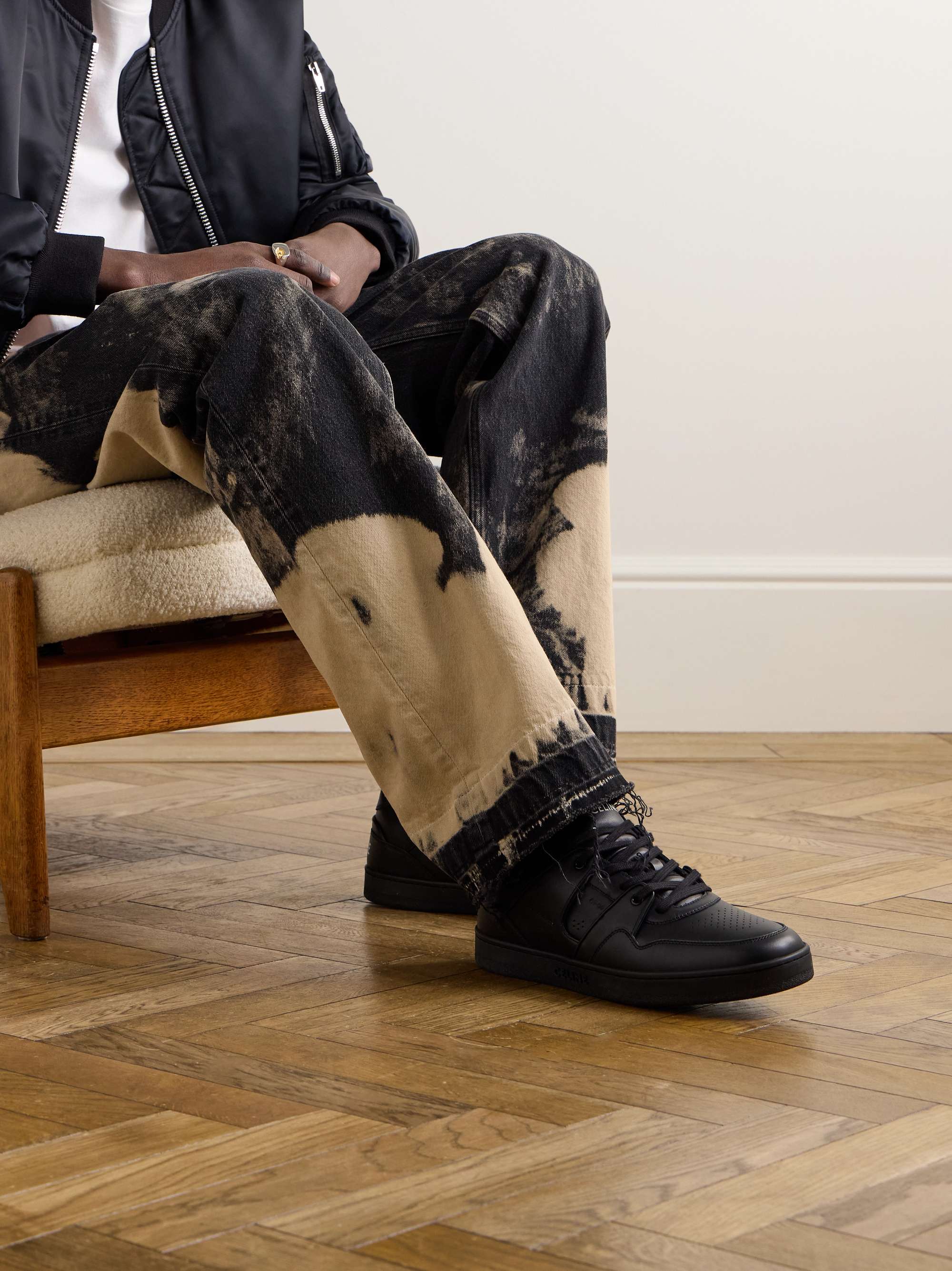 CELINE Leather Sneakers