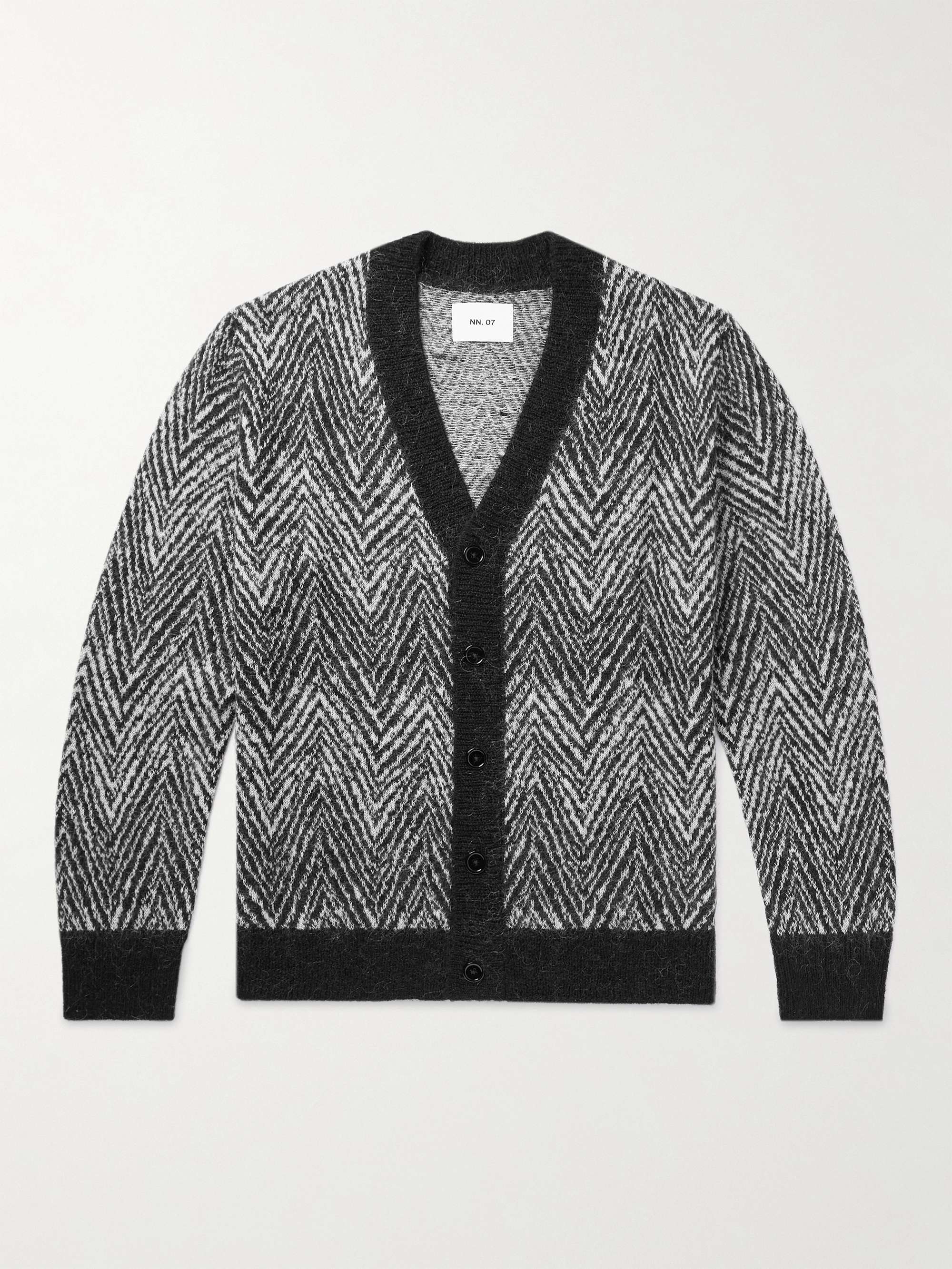 Billy Jacquard-Knit Cardigan