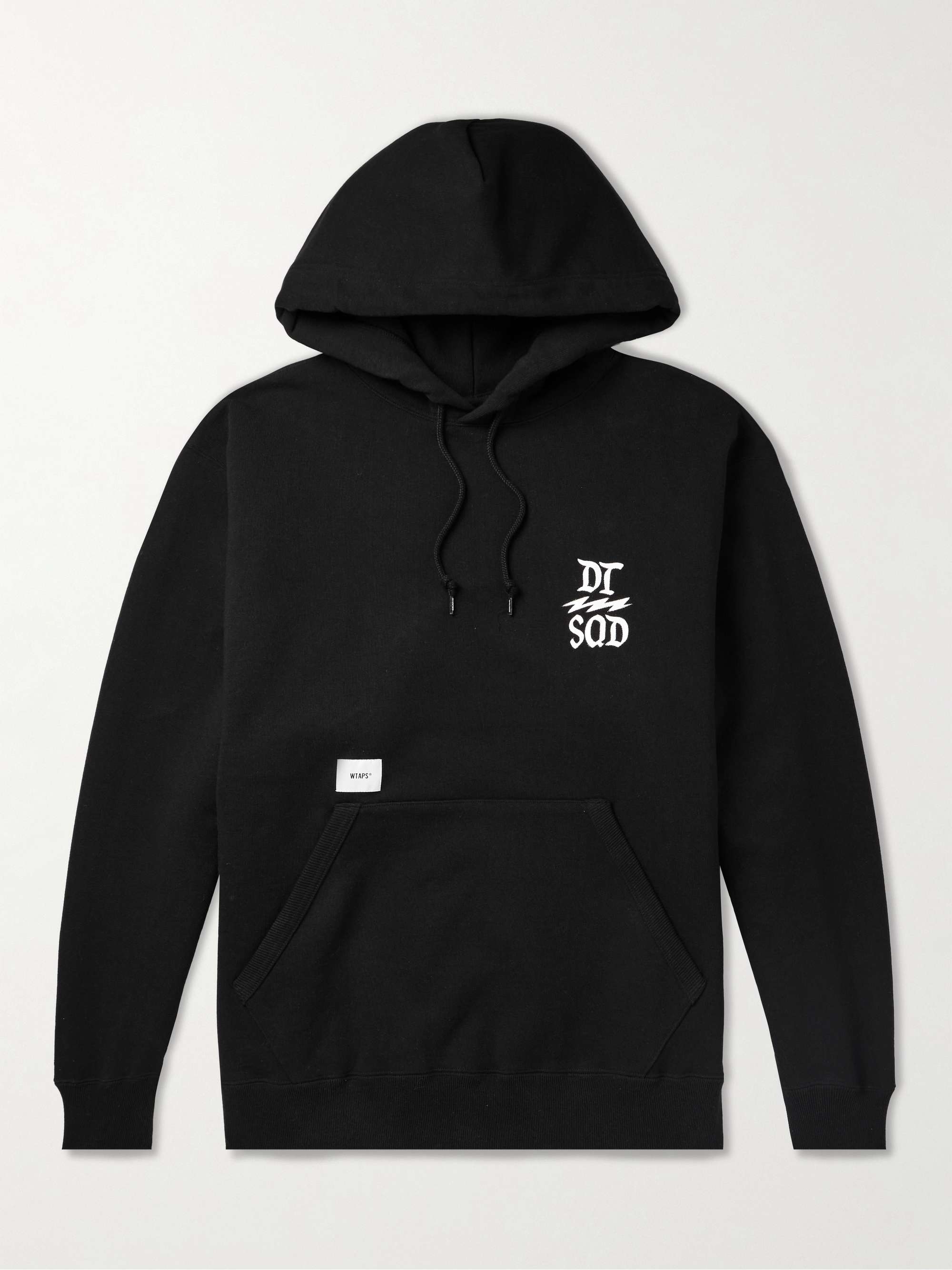 Logo-Print Cotton-Fleece Hoodie