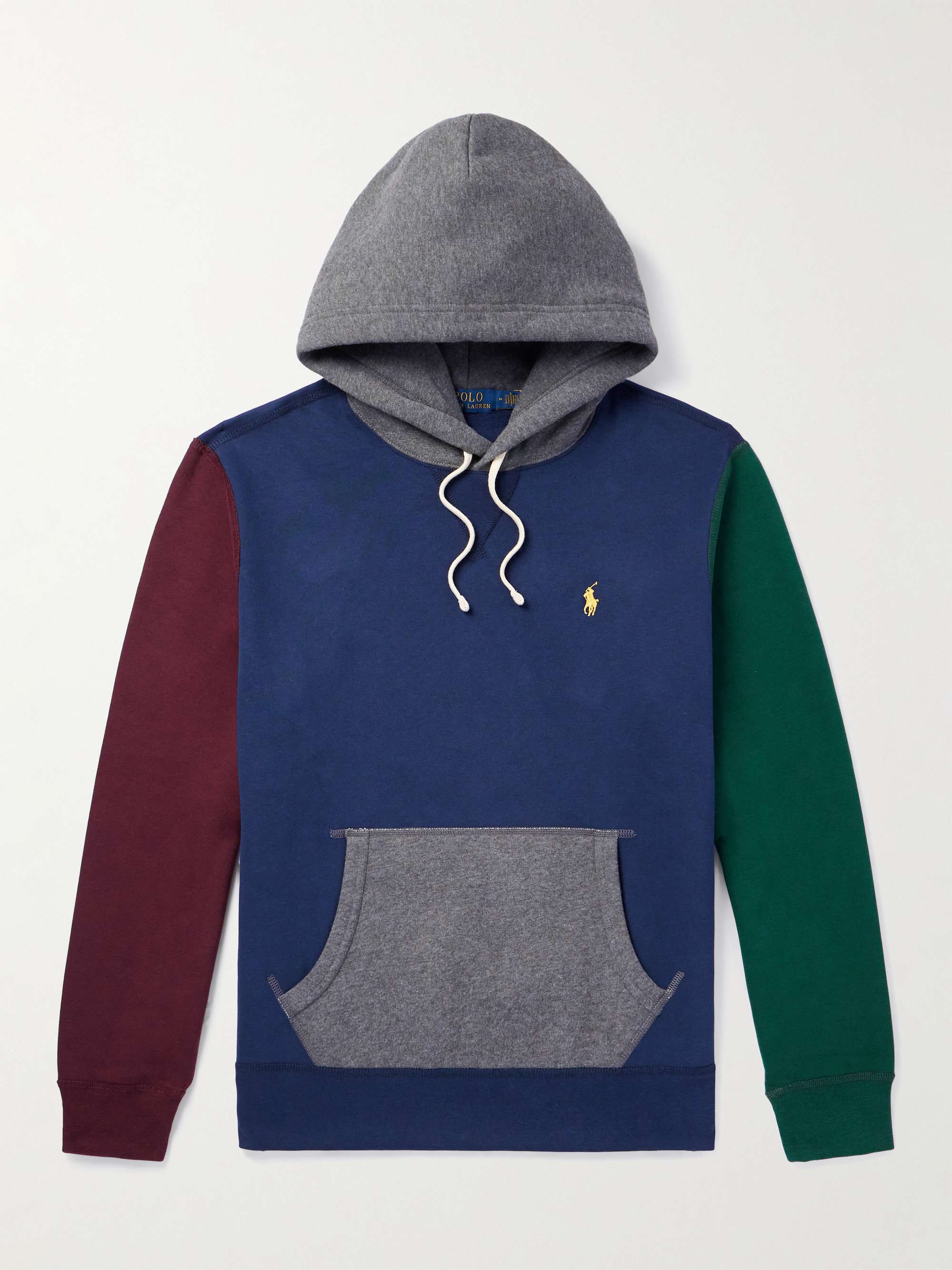 Color Block Logo Hoodie