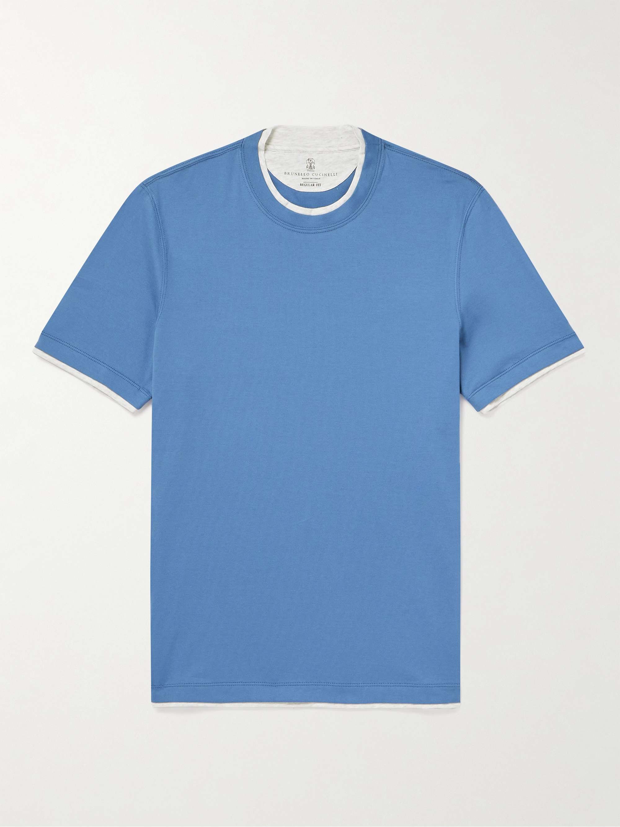 Brunello Cucinelli Cotton Logo T-Shirt